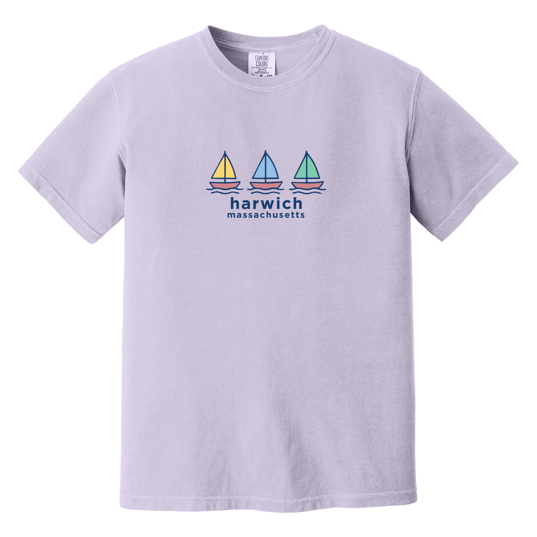 Cape Cod Clothing Company Harwich Summer Sails Comfort Colors T-Shirt
