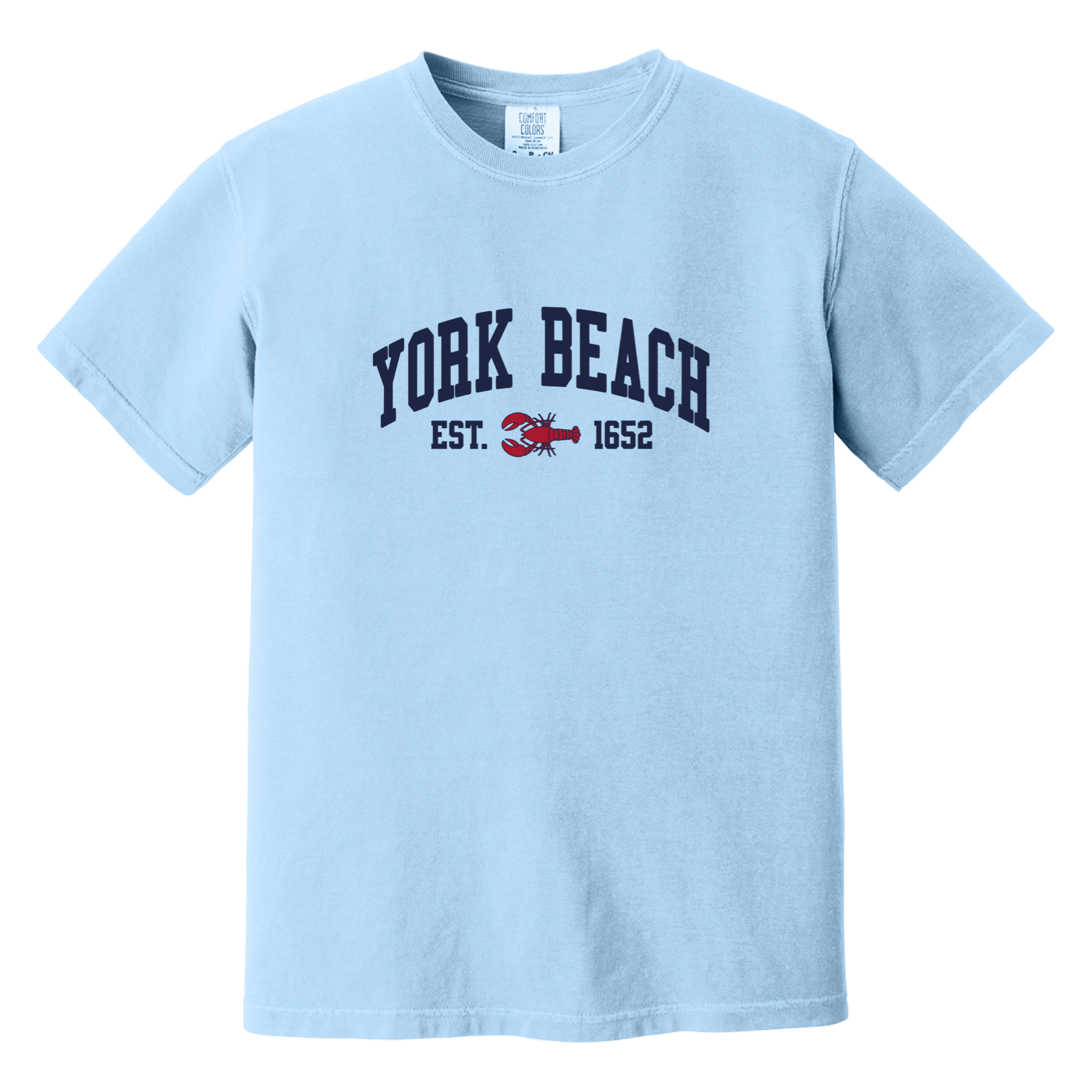 Cape Cod Clothing Company York Beach Lobster Comfort Colors T-Shirt