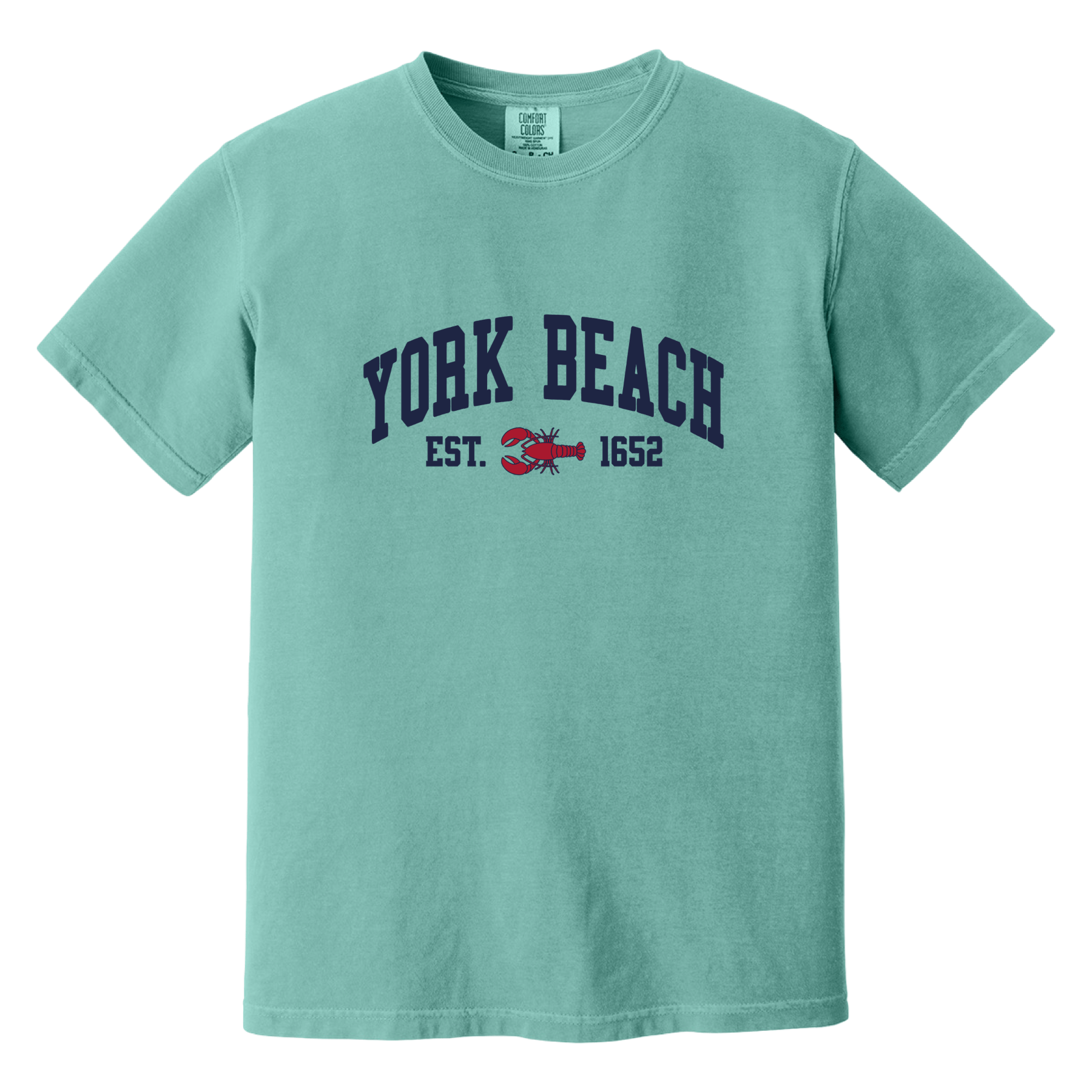 Cape Cod Clothing Company York Beach Lobster Comfort Colors T-Shirt