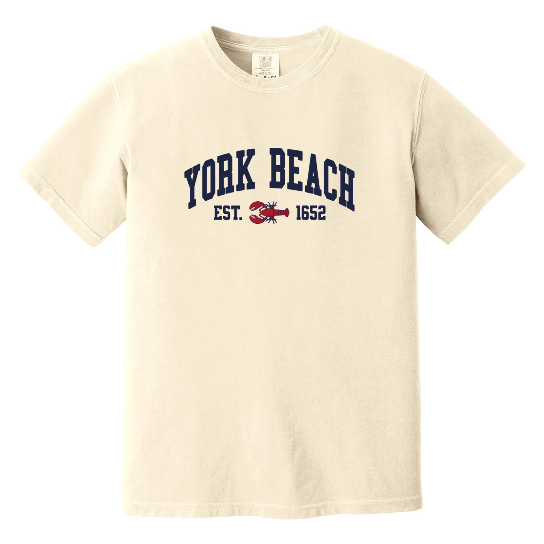 Cape Cod Clothing Company York Beach Lobster Comfort Colors T-Shirt