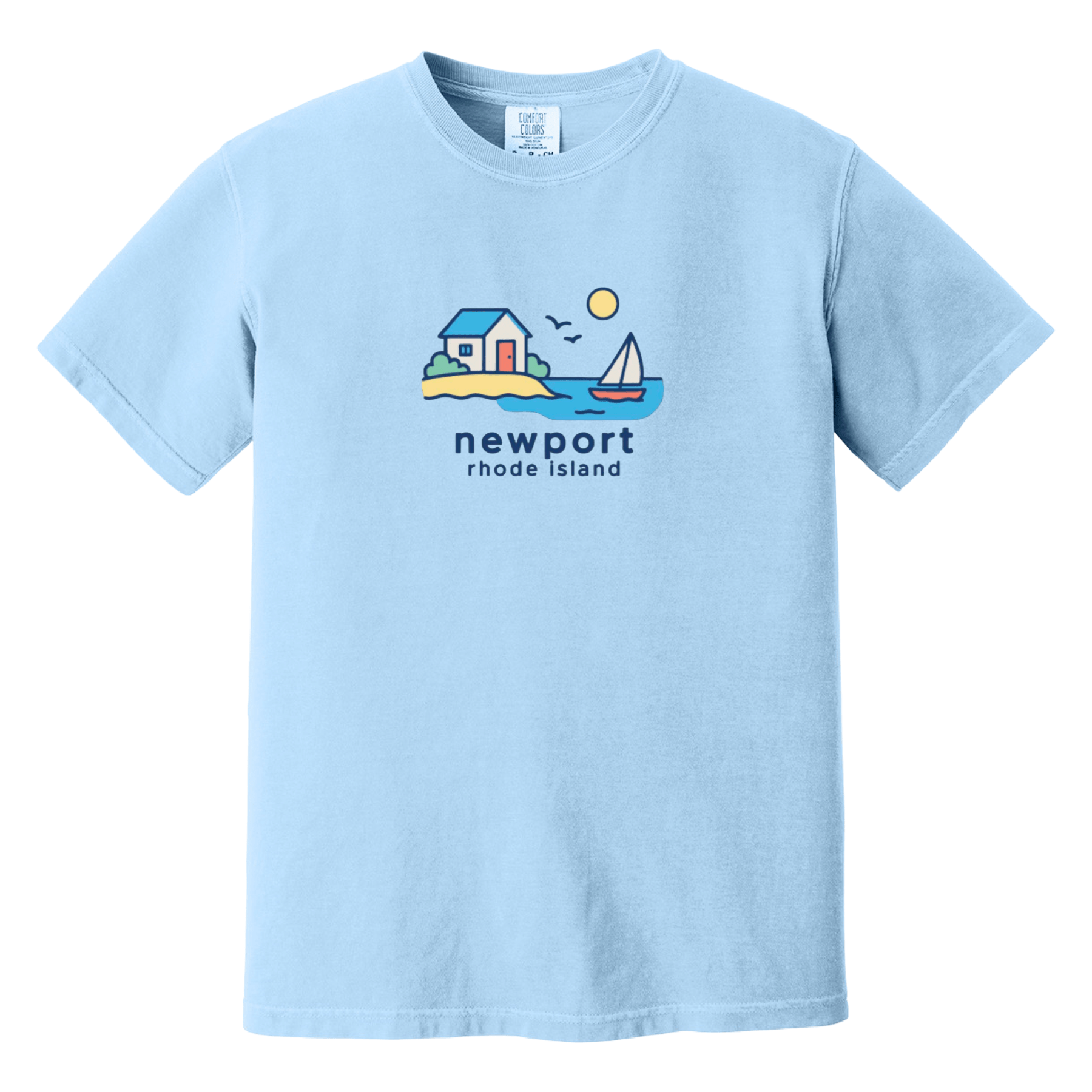 Cape Cod Clothing Company Newport Beach House Comfort Colors T-Shirt