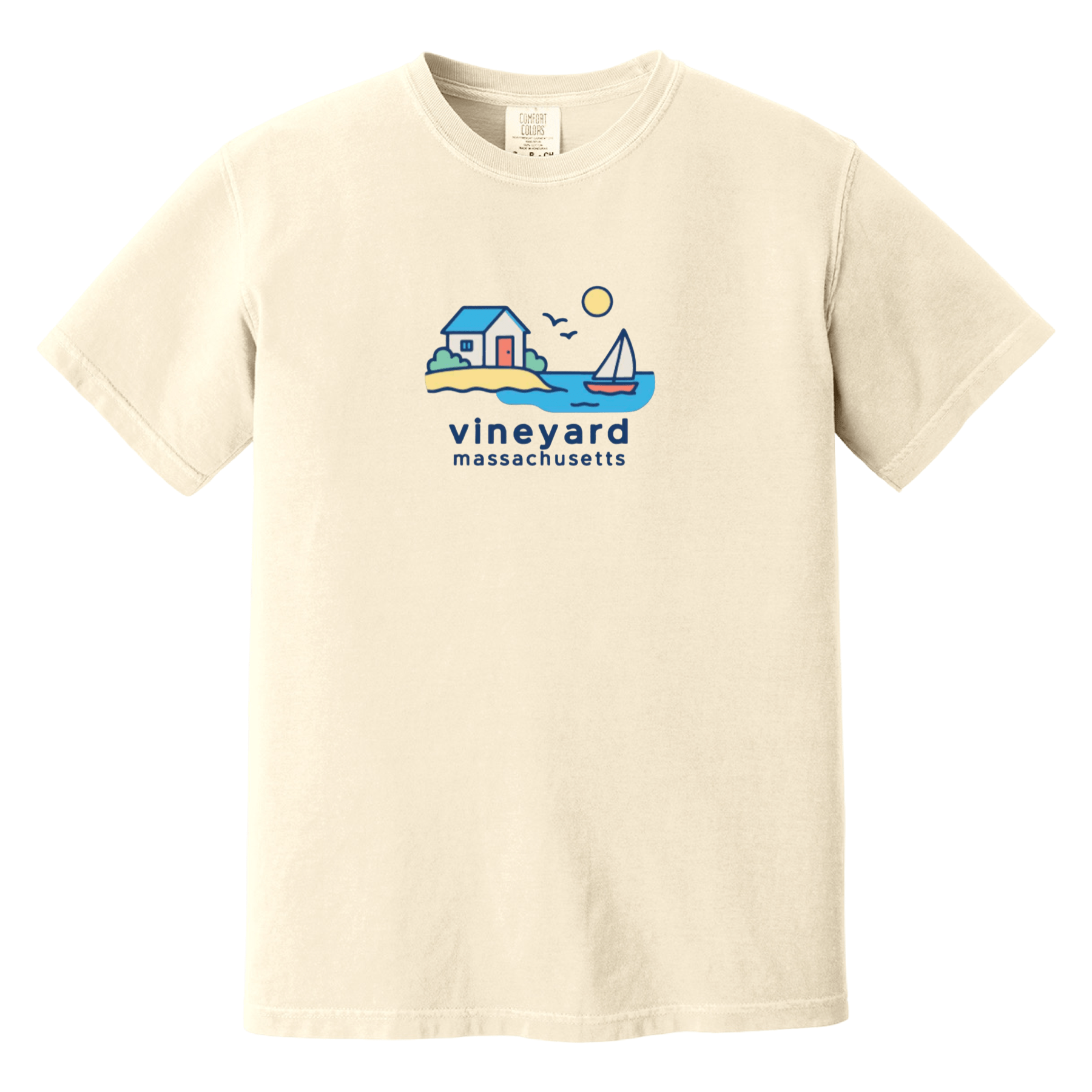 Cape Cod Clothing Company Vineyard Beach House Comfort Colors T-Shirt