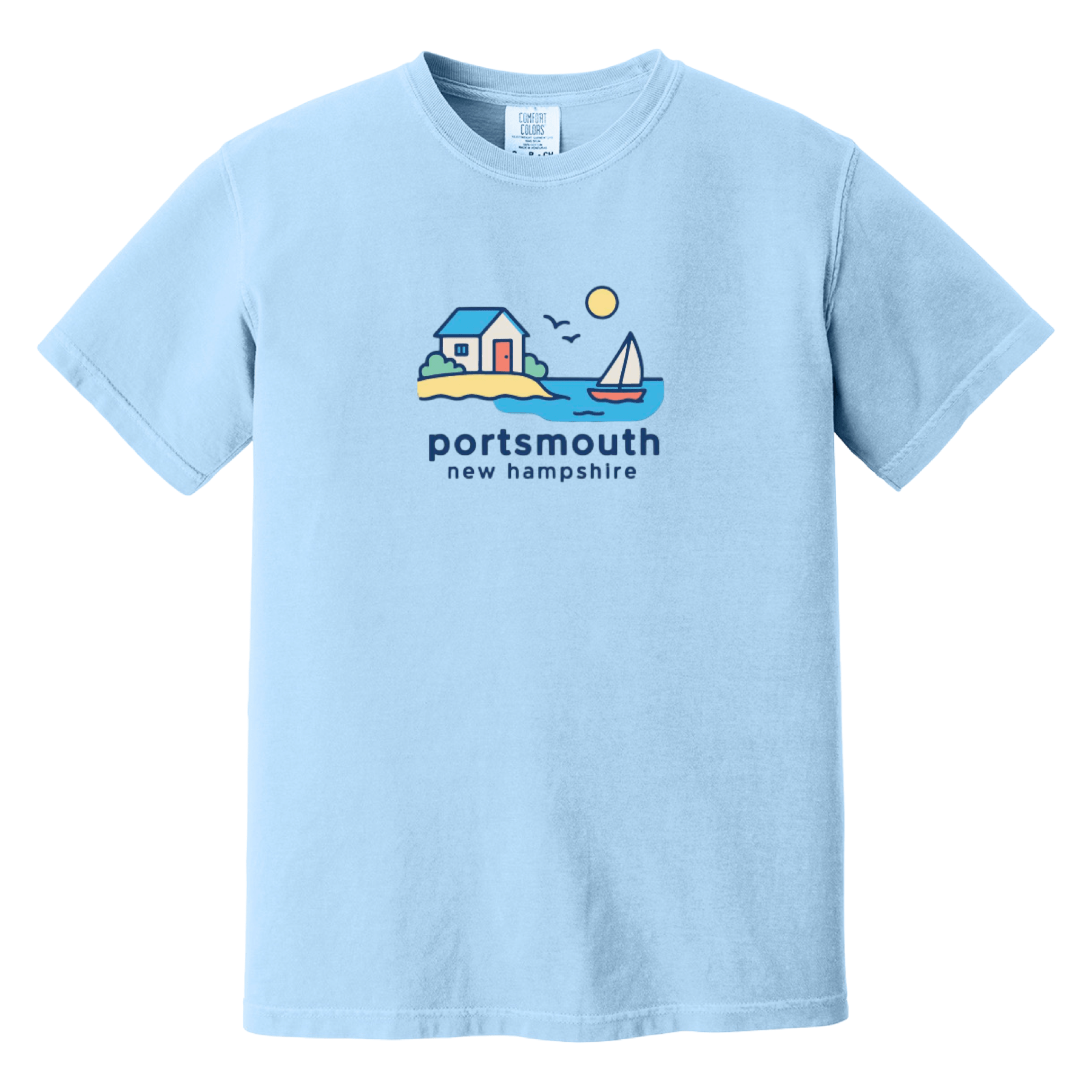 Cape Cod Clothing Company Portsmouth Beach House Comfort Colors T-Shirt