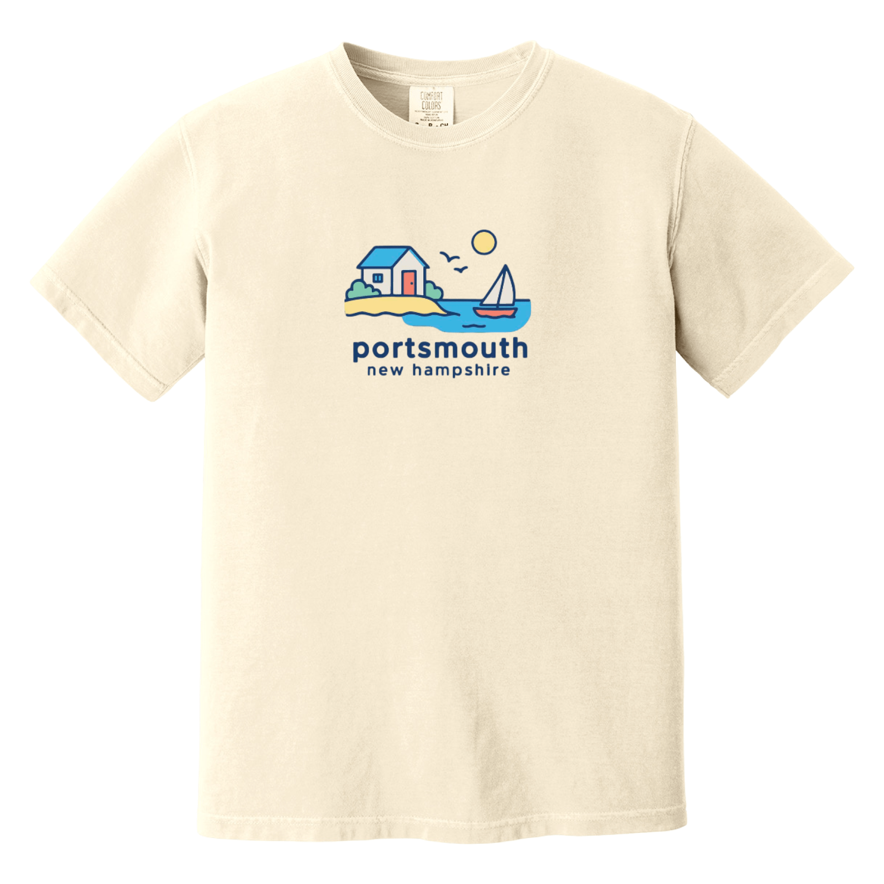 Cape Cod Clothing Company Portsmouth Beach House Comfort Colors T-Shirt