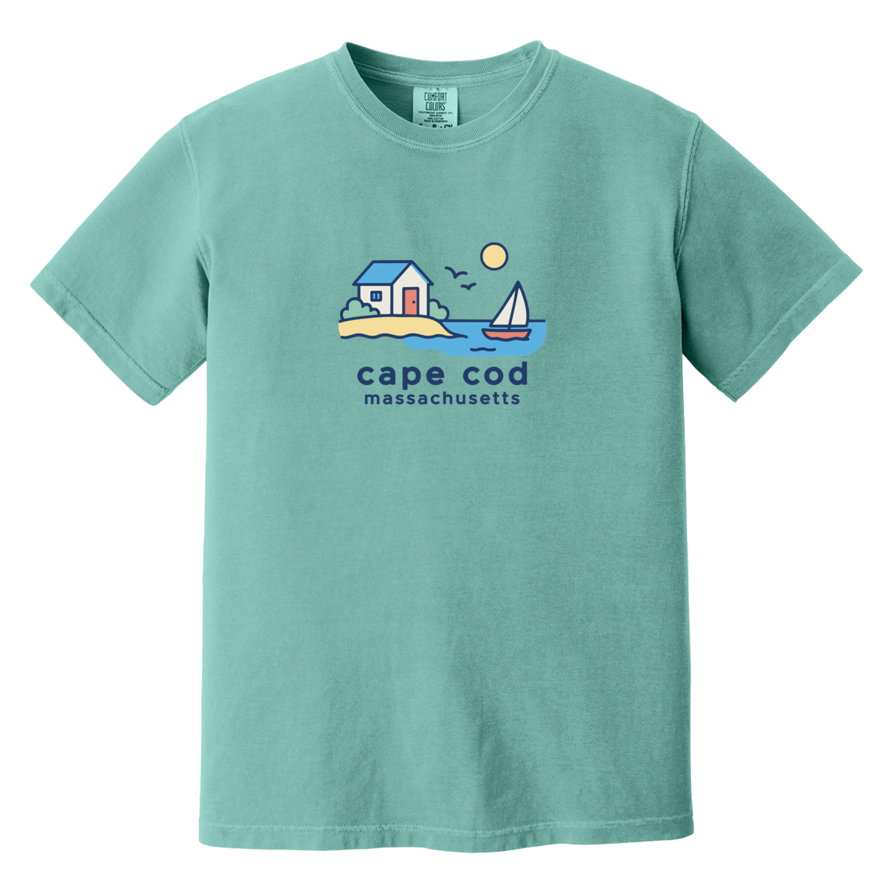 Cape Cod Beach House Comfort Colors T-Shirt