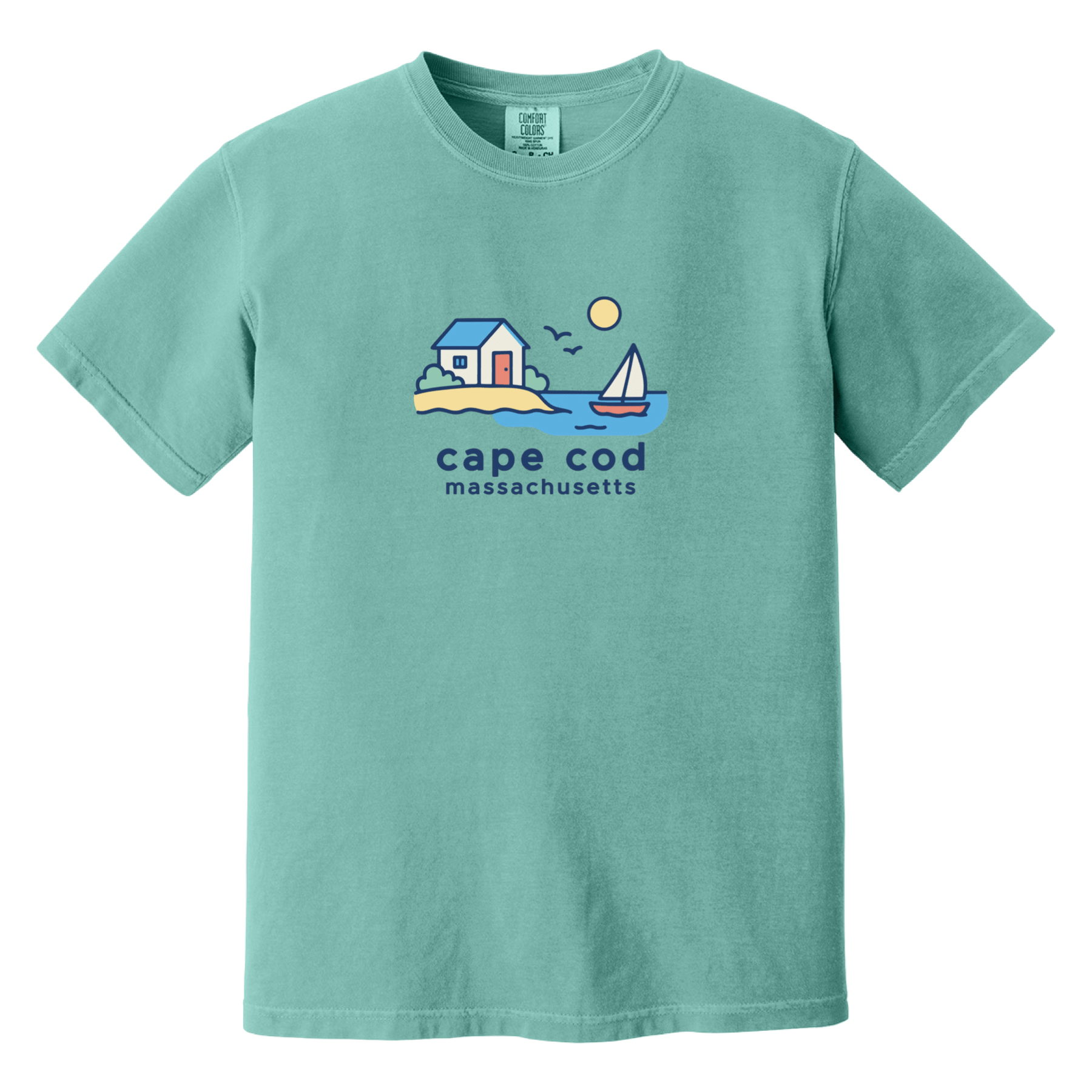 Cape Cod Clothing Company Cape Cod Beach House Comfort Colors T-Shirt