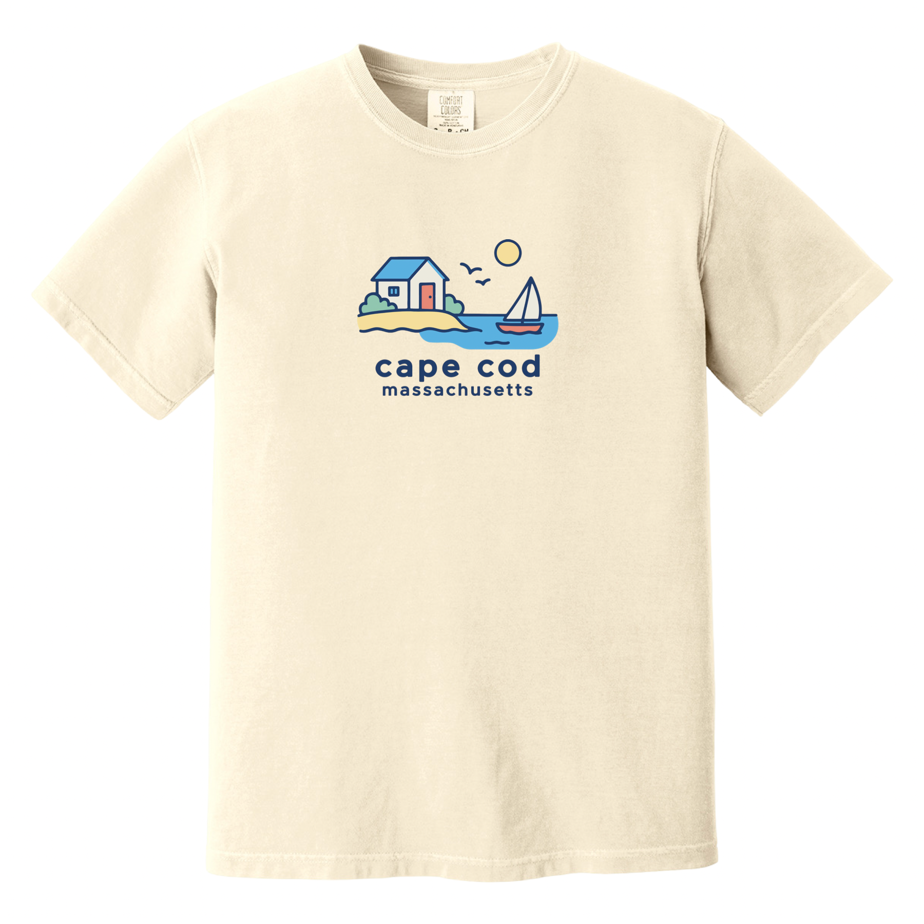 Cape Cod Beach House Comfort Colors T-Shirt