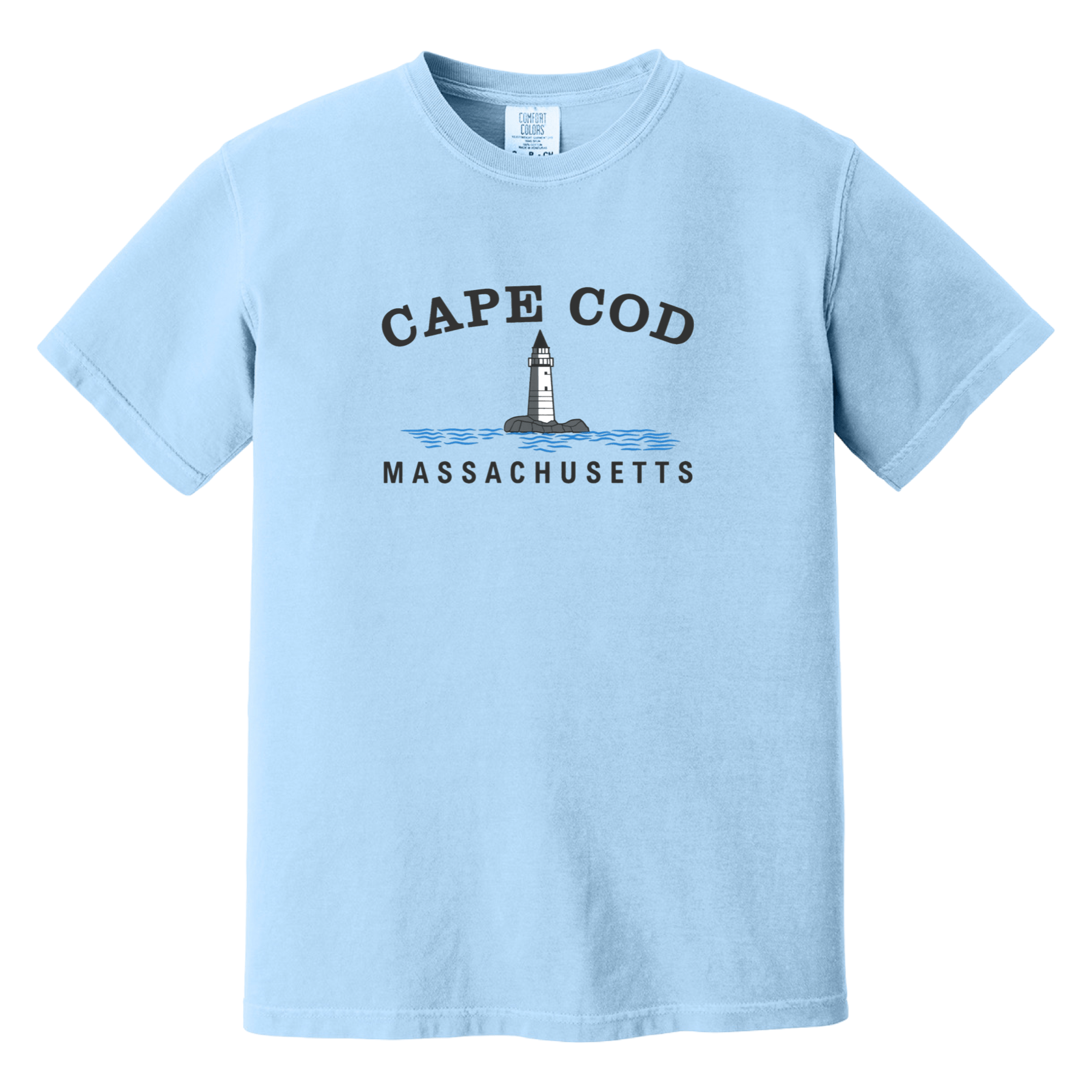 Cape Cod Clothing Company Cape Cod Big Lighthouse Comfort Colors T-Shirt