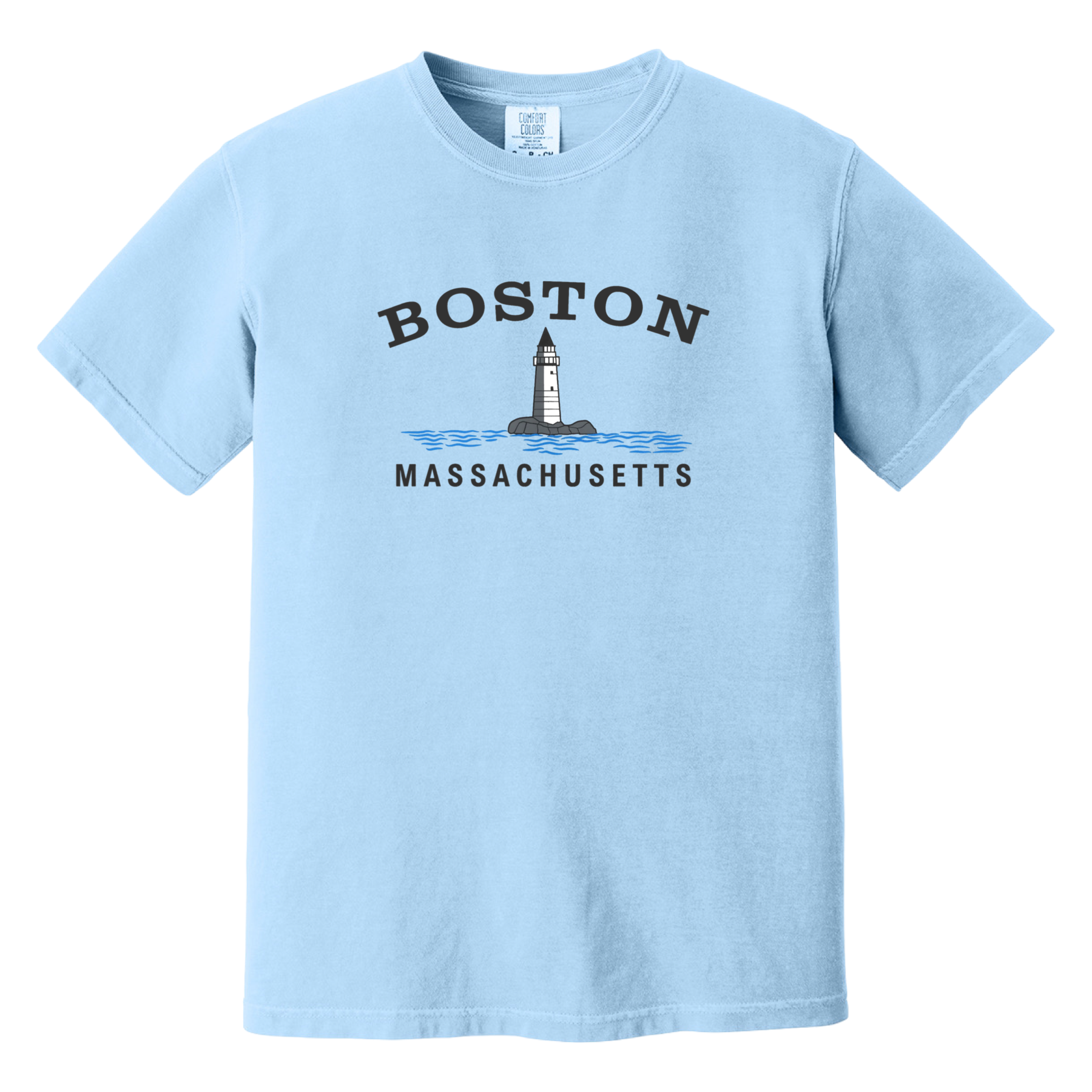 Boston Big Lighthouse Comfort Colors T-Shirt