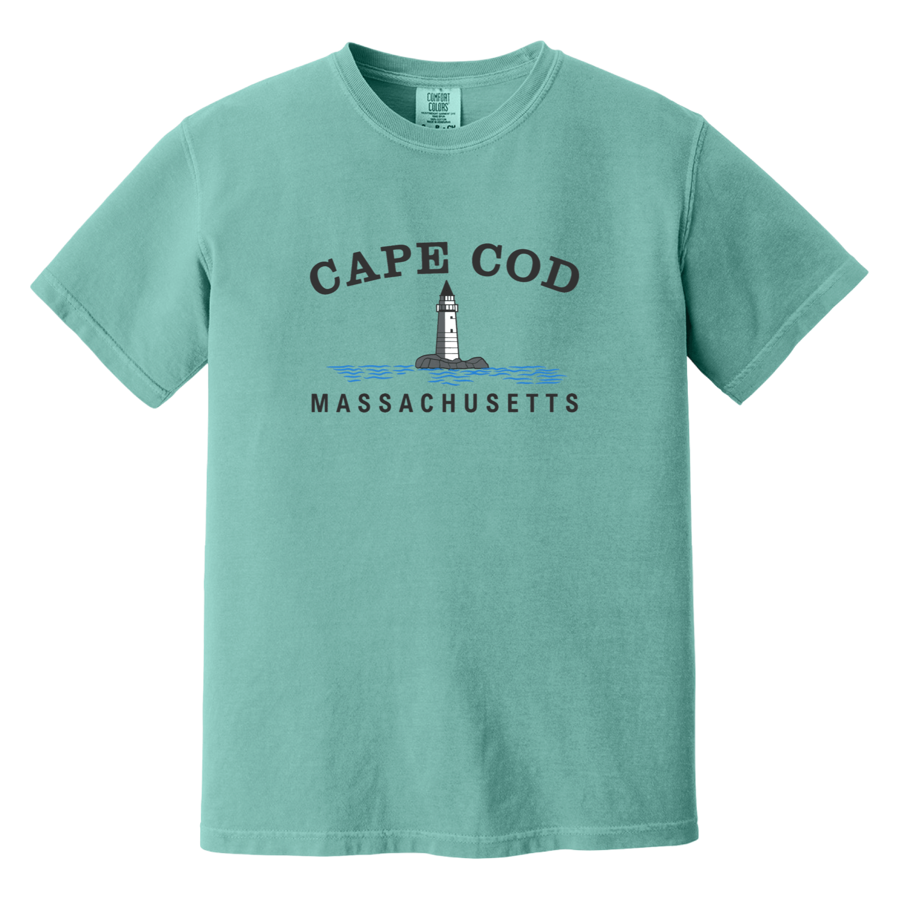 Cape Cod Clothing Company Cape Cod Big Lighthouse Comfort Colors T-Shirt