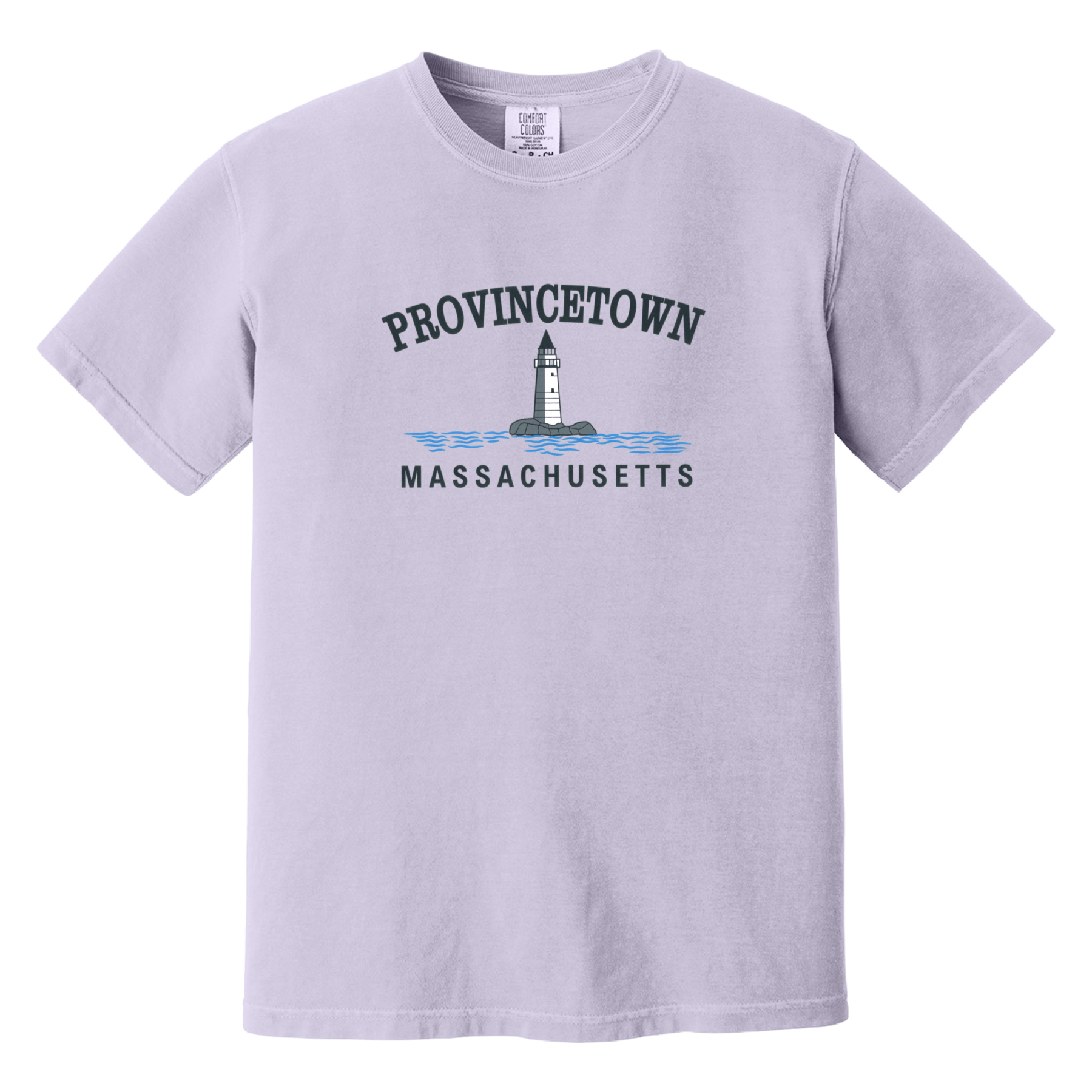 Cape Cod Clothing Company Provincetown Big Lighthouse Comfort Colors T-Shirt
