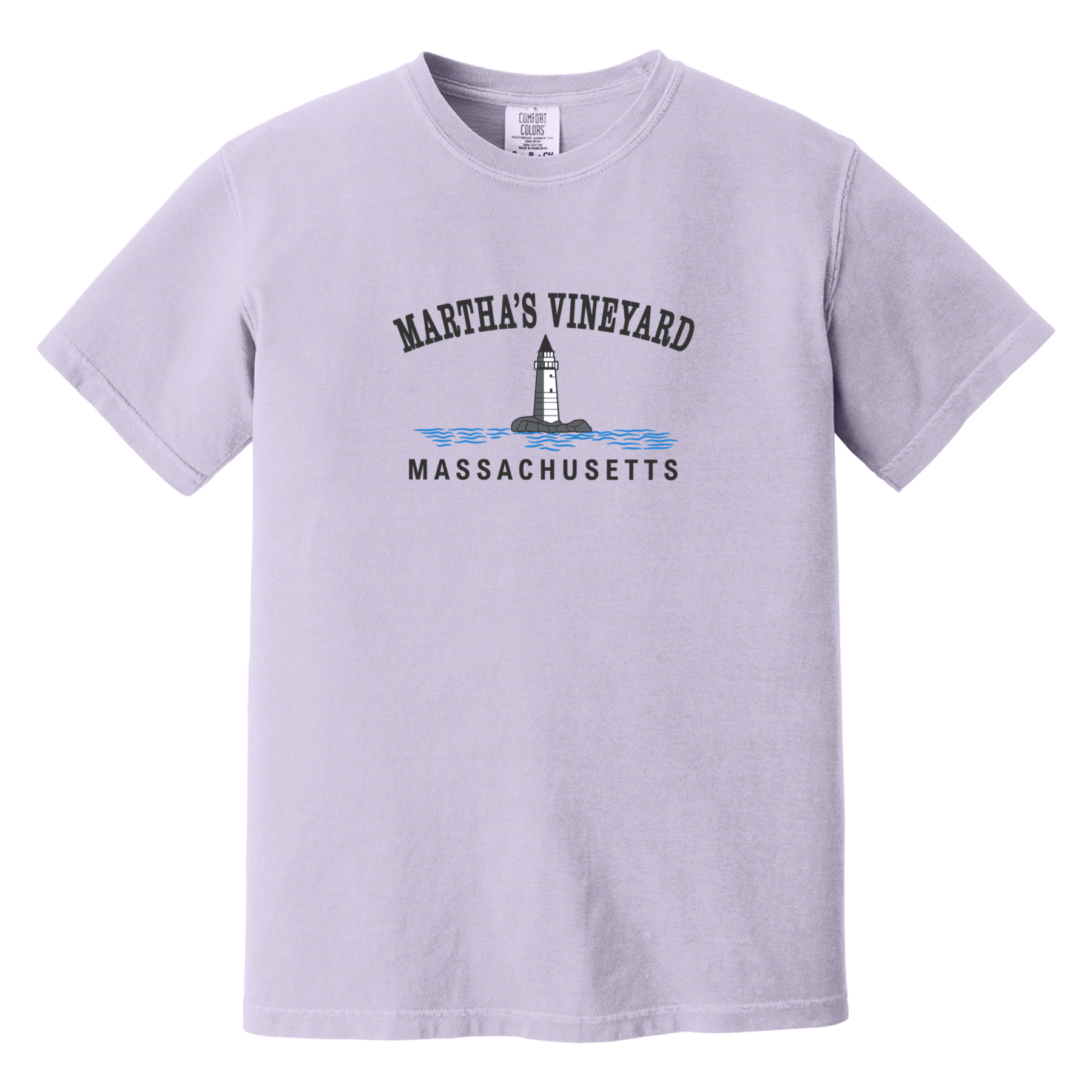Cape Cod Clothing Company Martha's Vineyard Big Lighthouse Comfort Colors T-Shirt