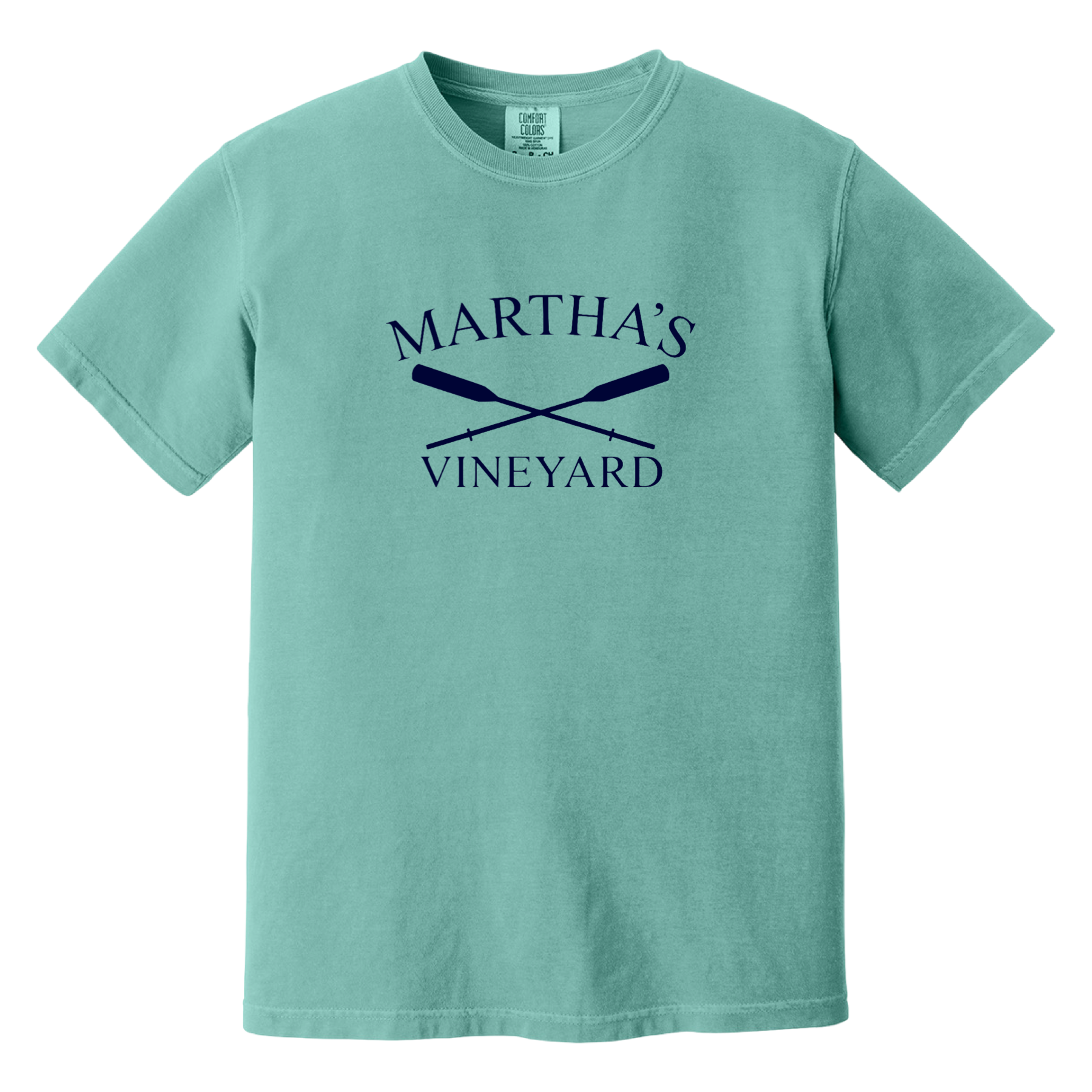 Martha's Vineyard Crossed Oar Comfort Colors T-Shirt