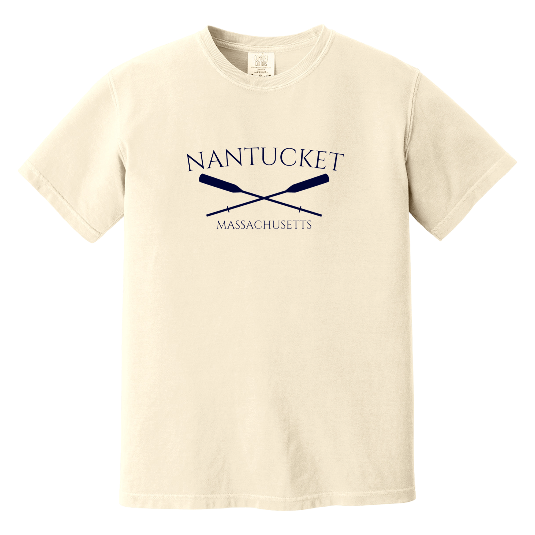 Cape Cod Clothing Company Nantucket Crossed Oar Comfort Colors T-Shirt