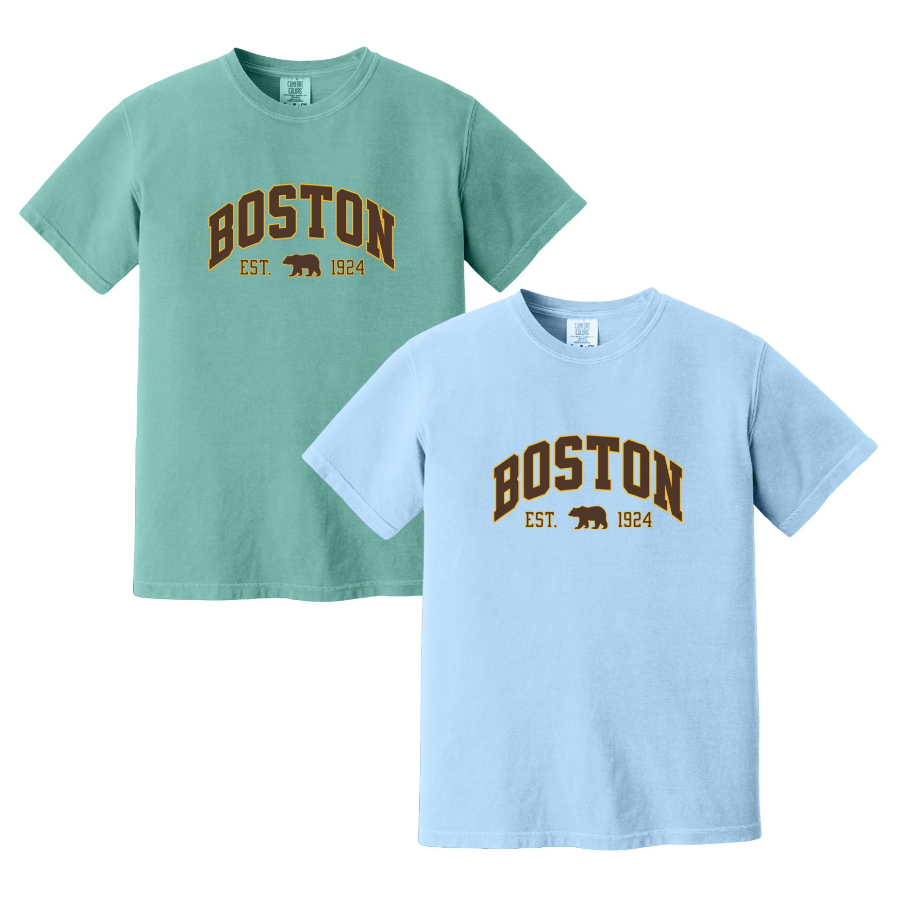 Cape Cod Clothing Company Boston Vintage Hockey Comfort Colors T-Shirt