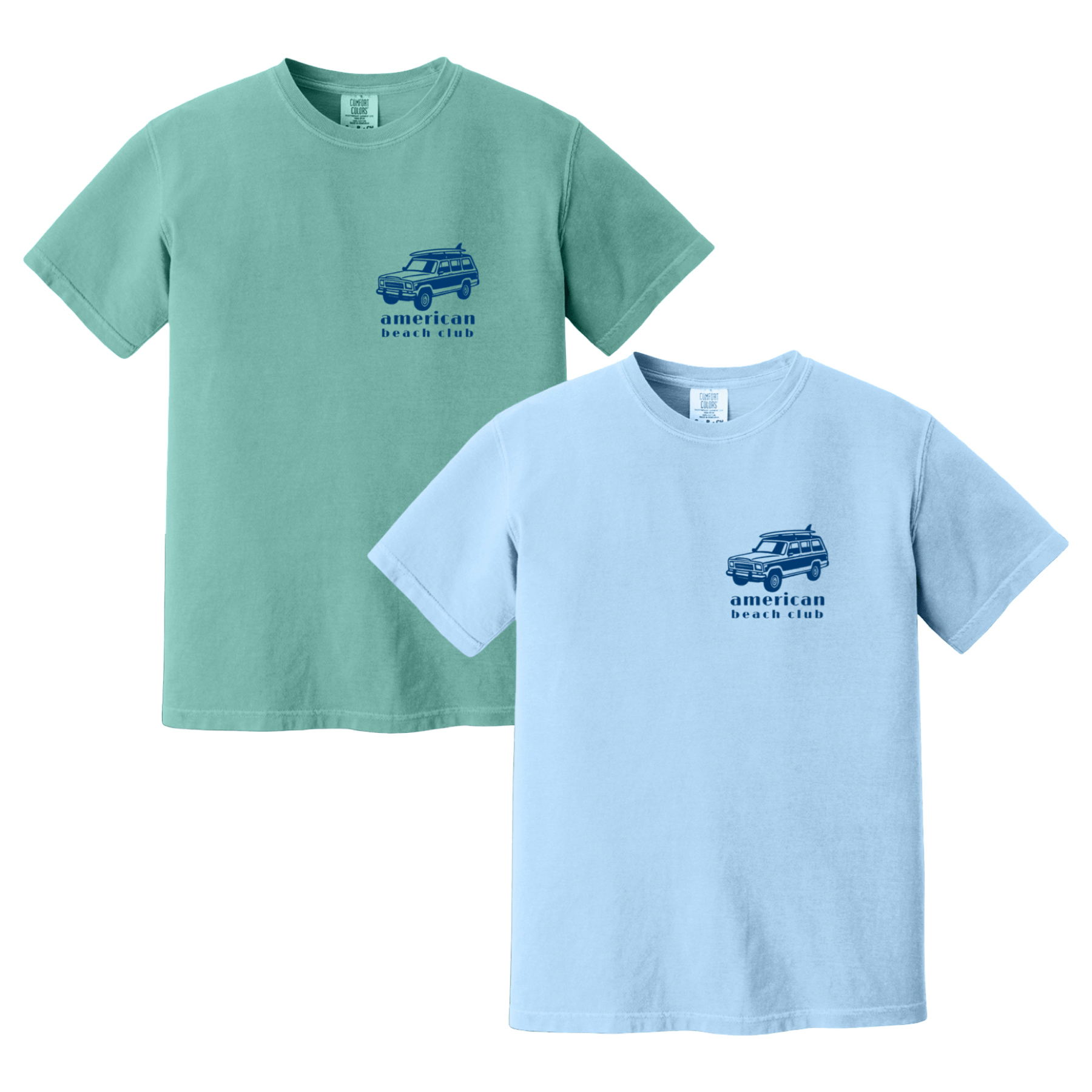 Cape Cod Clothing Company American Beach Club SUV Comfort Colors T-Shirt