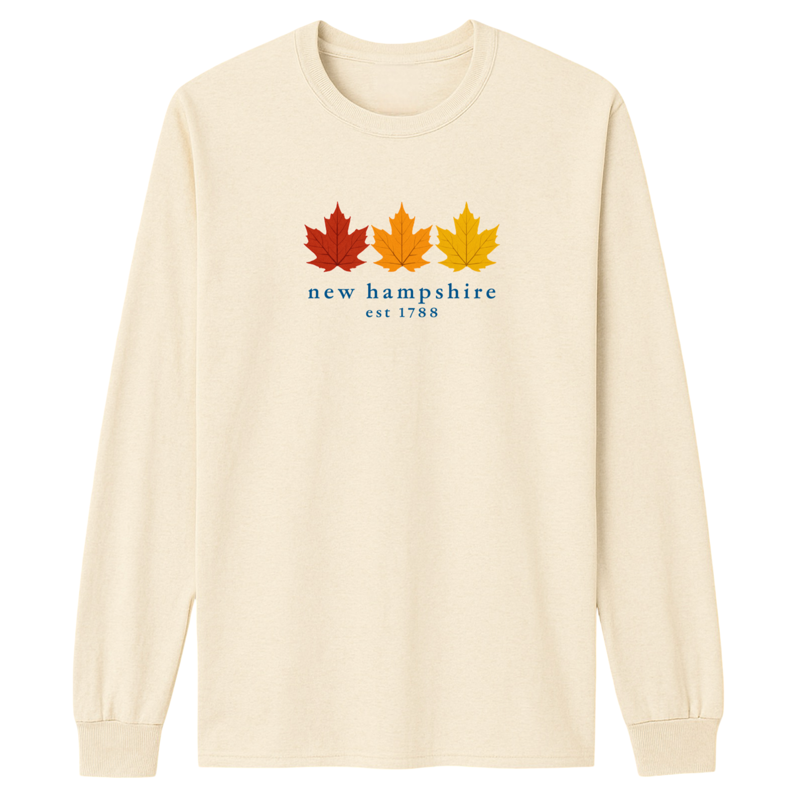 New Hampshire Fall Foliage Essential Long Sleeve Tee