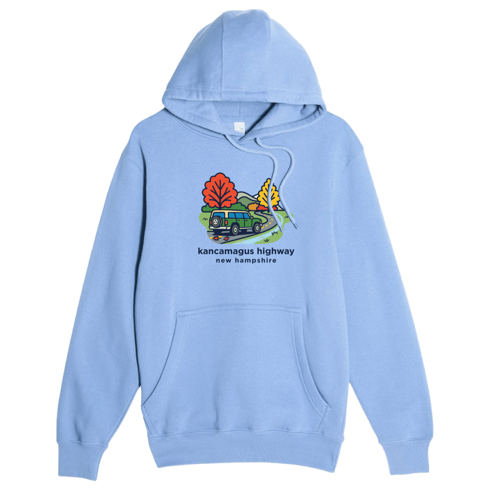 Cape Cod Clothing Company Kancamagus Highway Mountain Drive Comfort Fleece Hoodie