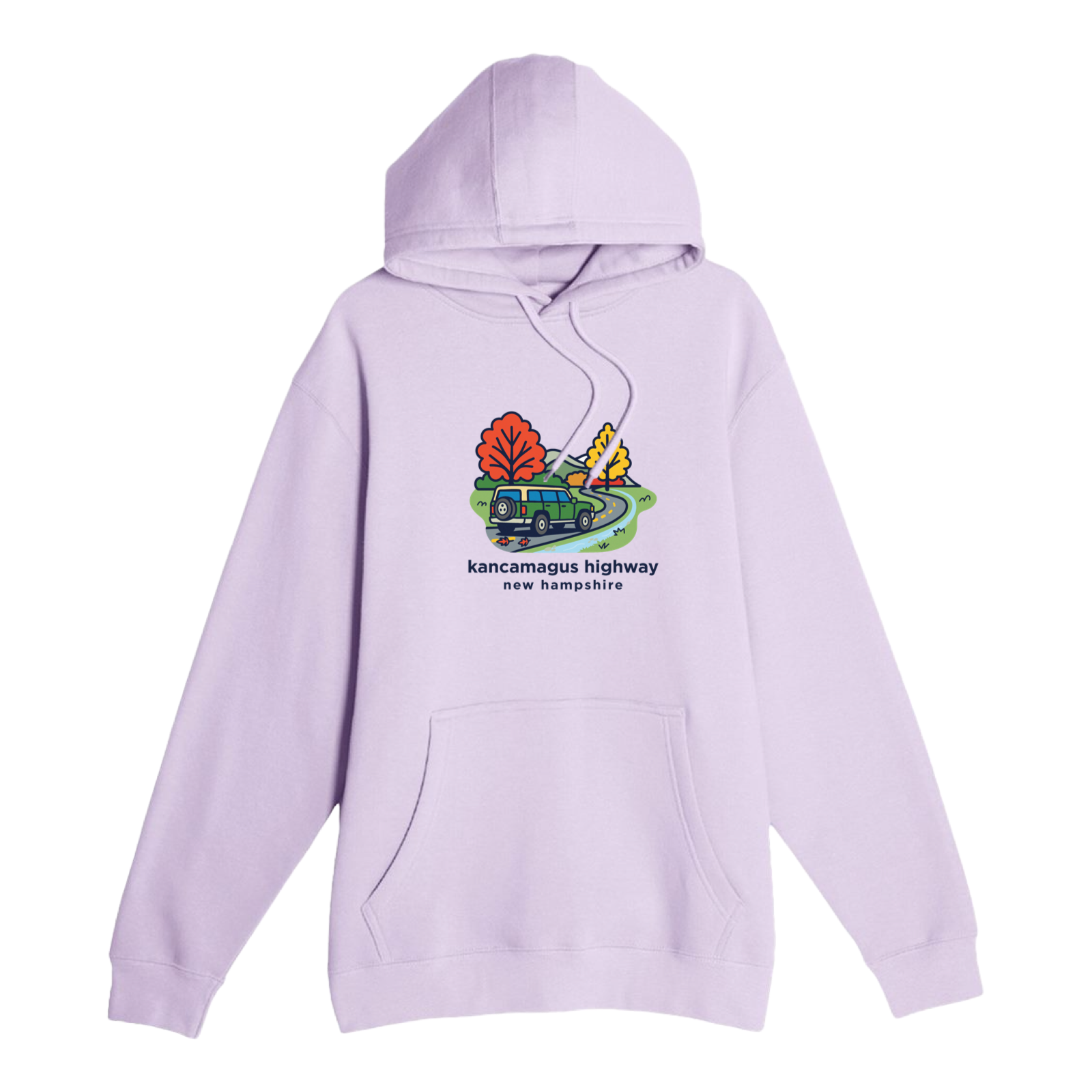 Kancamagus Highway Mountain Drive Comfort Fleece Hoodie