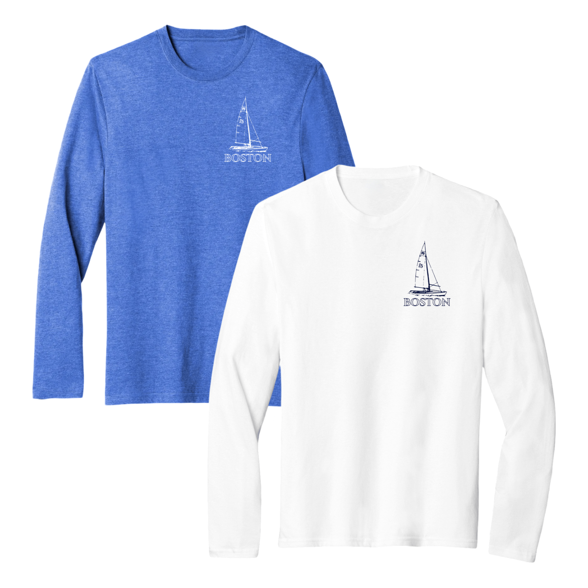 Cape Cod Clothing Company Boston Sailboat Essential Long Sleeve Tee