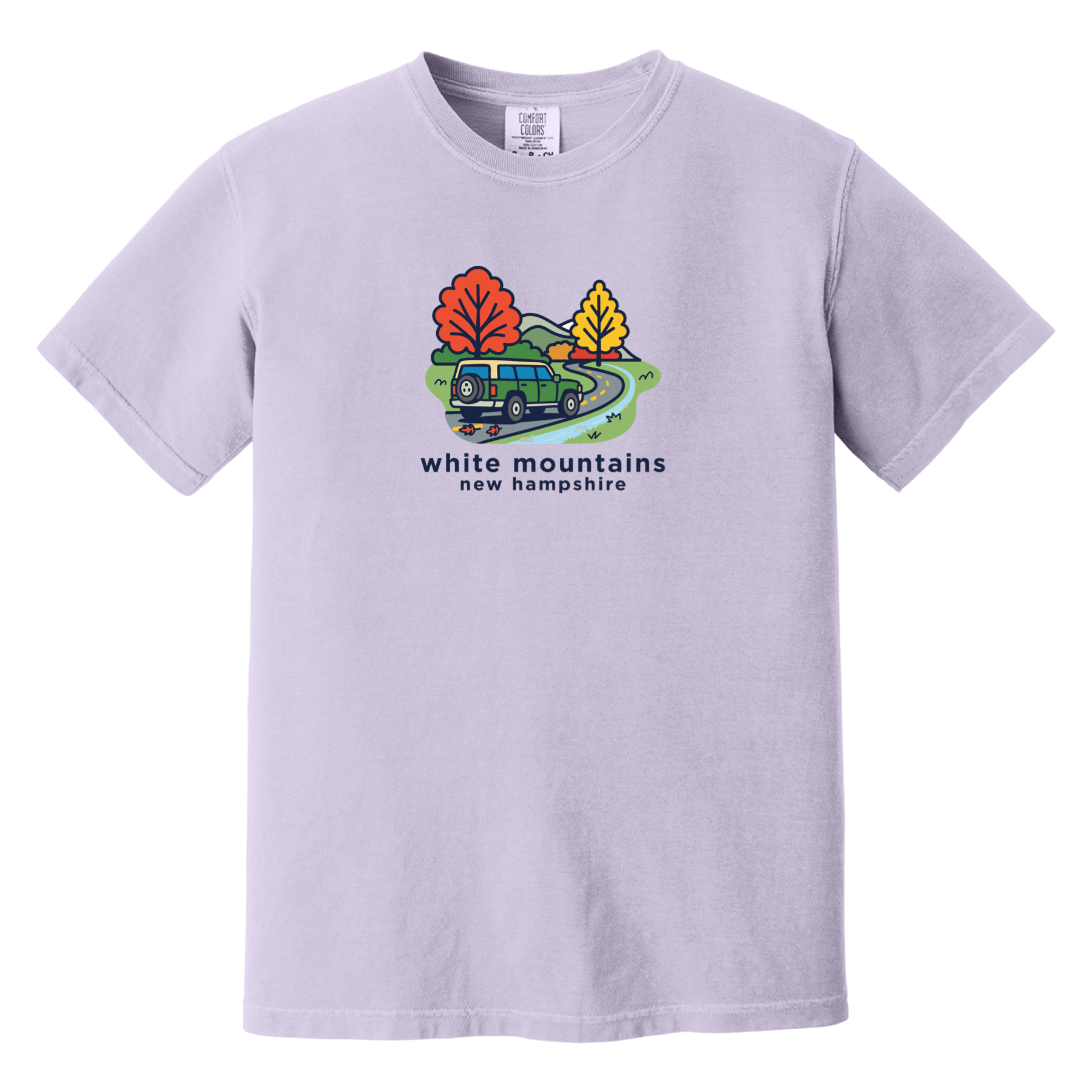 Cape Cod Clothing Company White Mountains Mountain Drive Comfort Colors T-Shirt