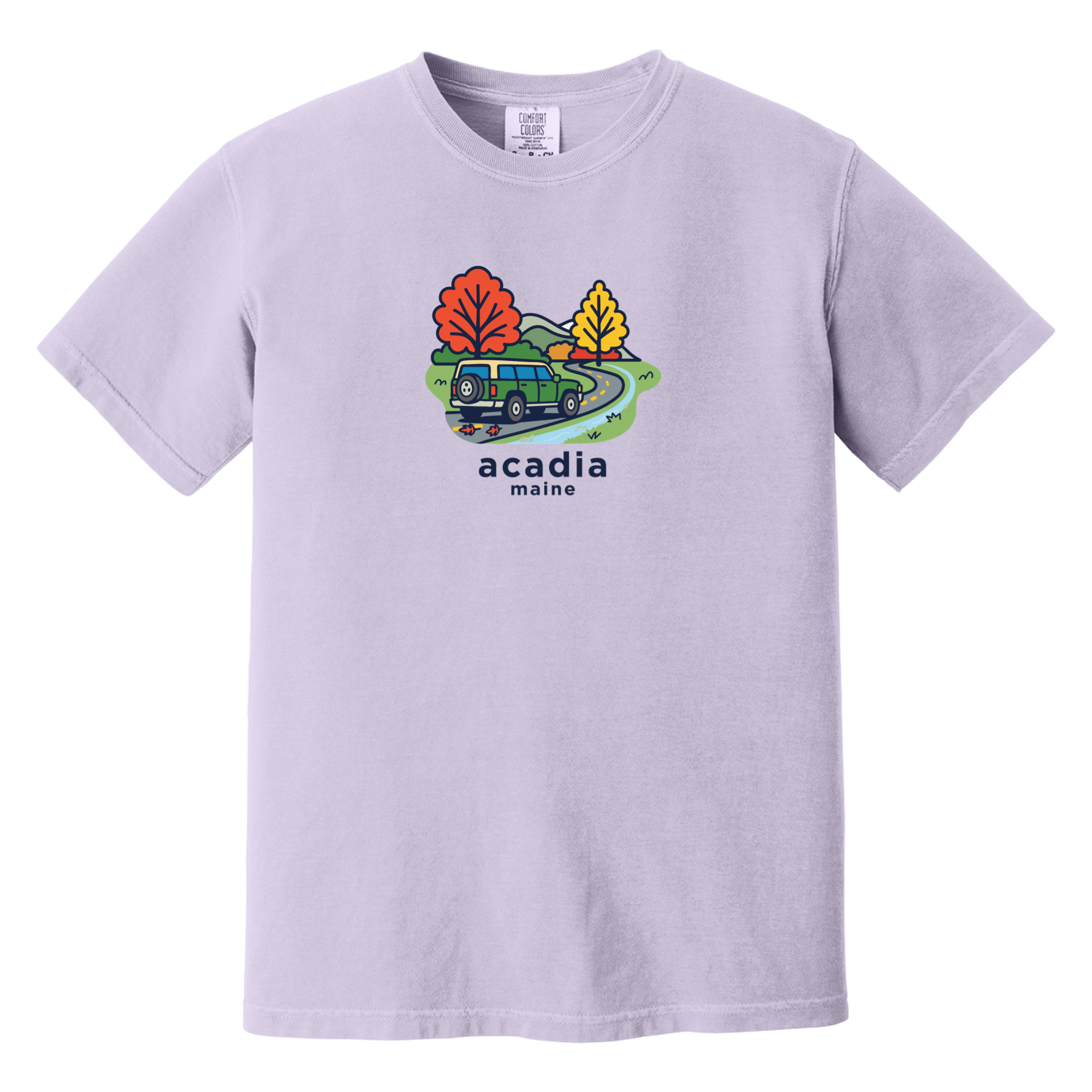 Cape Cod Clothing Company Acadia Mountain Drive Comfort Colors T-Shirt