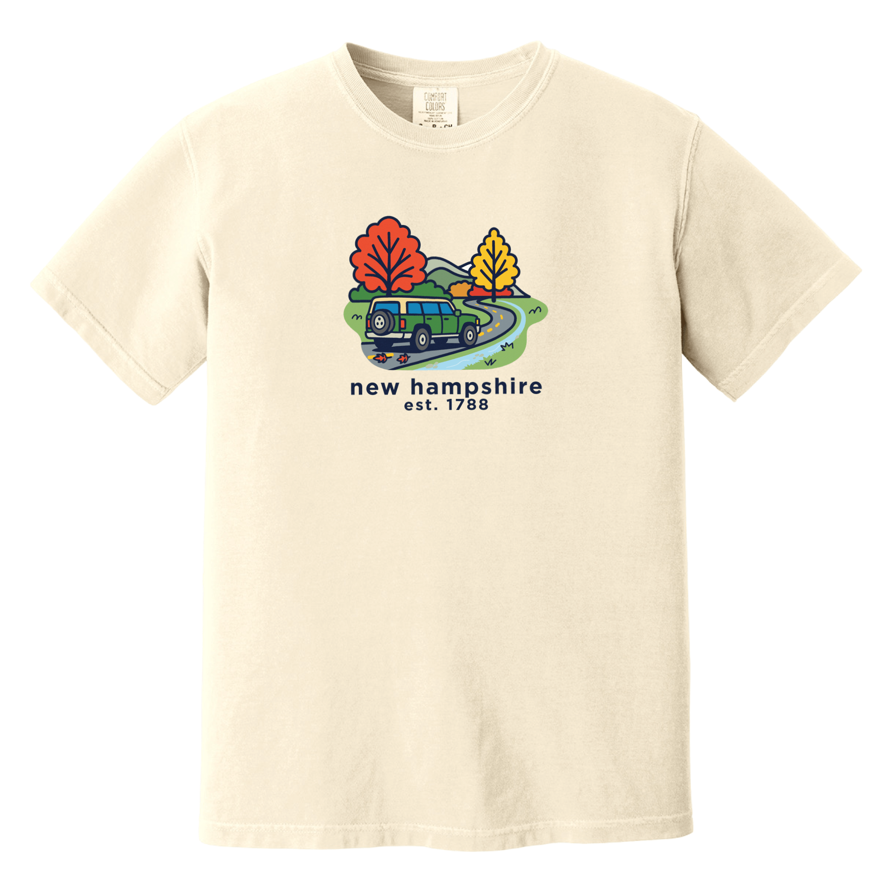 Cape Cod Clothing Company New Hampshire Mountain Drive Comfort Colors T-Shirt