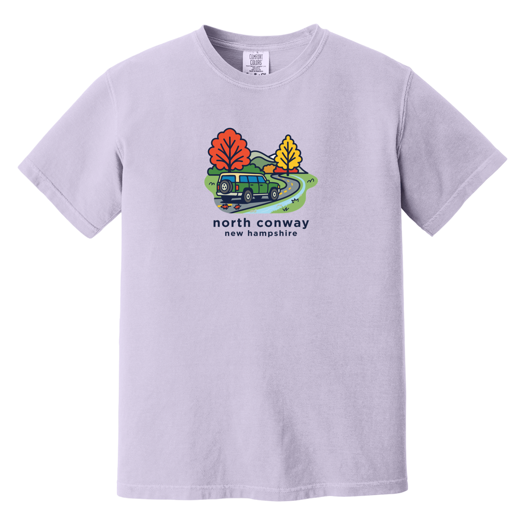 Cape Cod Clothing Company North Conway Mountain Drive Comfort Colors T-Shirt