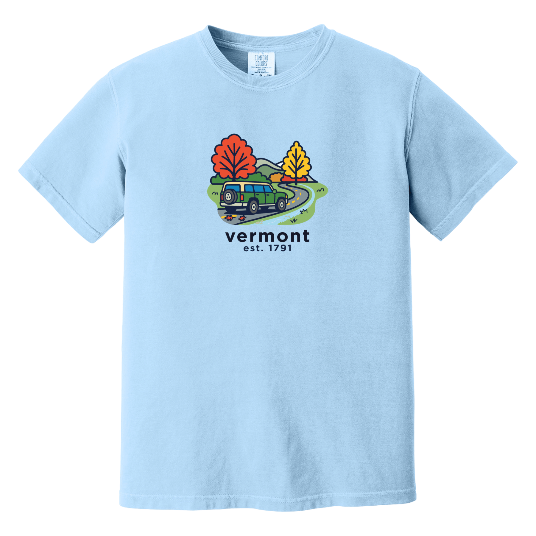 Cape Cod Clothing Company Vermont Mountain Drive Comfort Colors T-Shirt