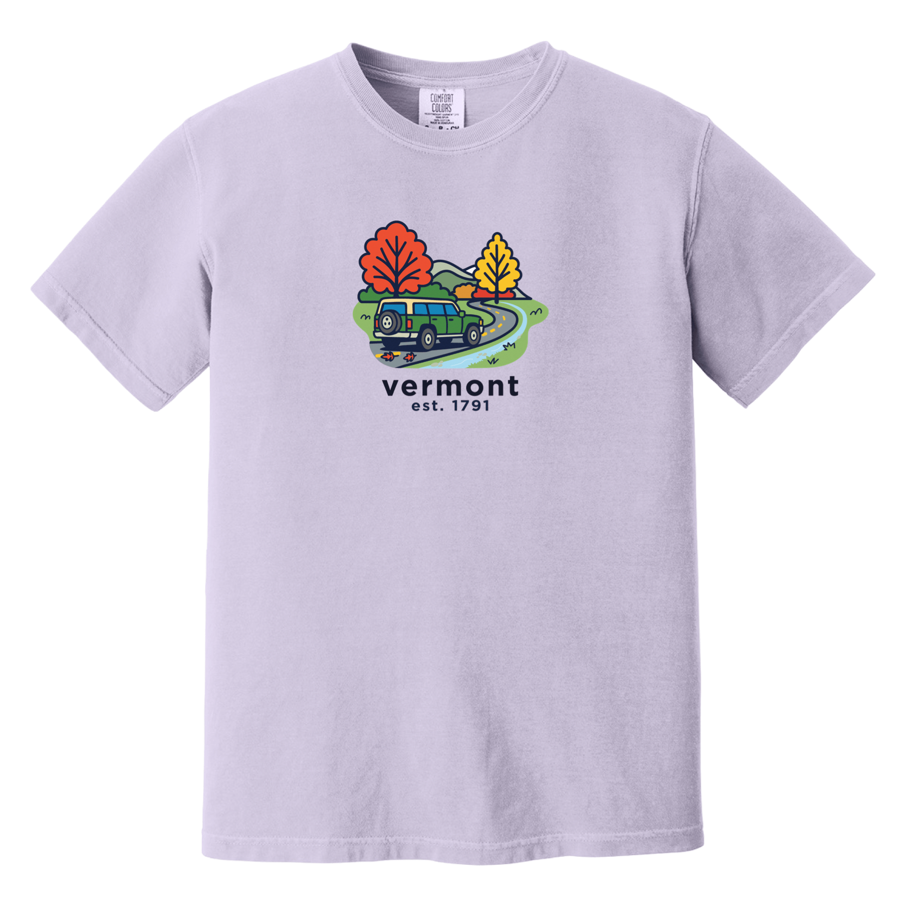 Cape Cod Clothing Company Vermont Mountain Drive Comfort Colors T-Shirt