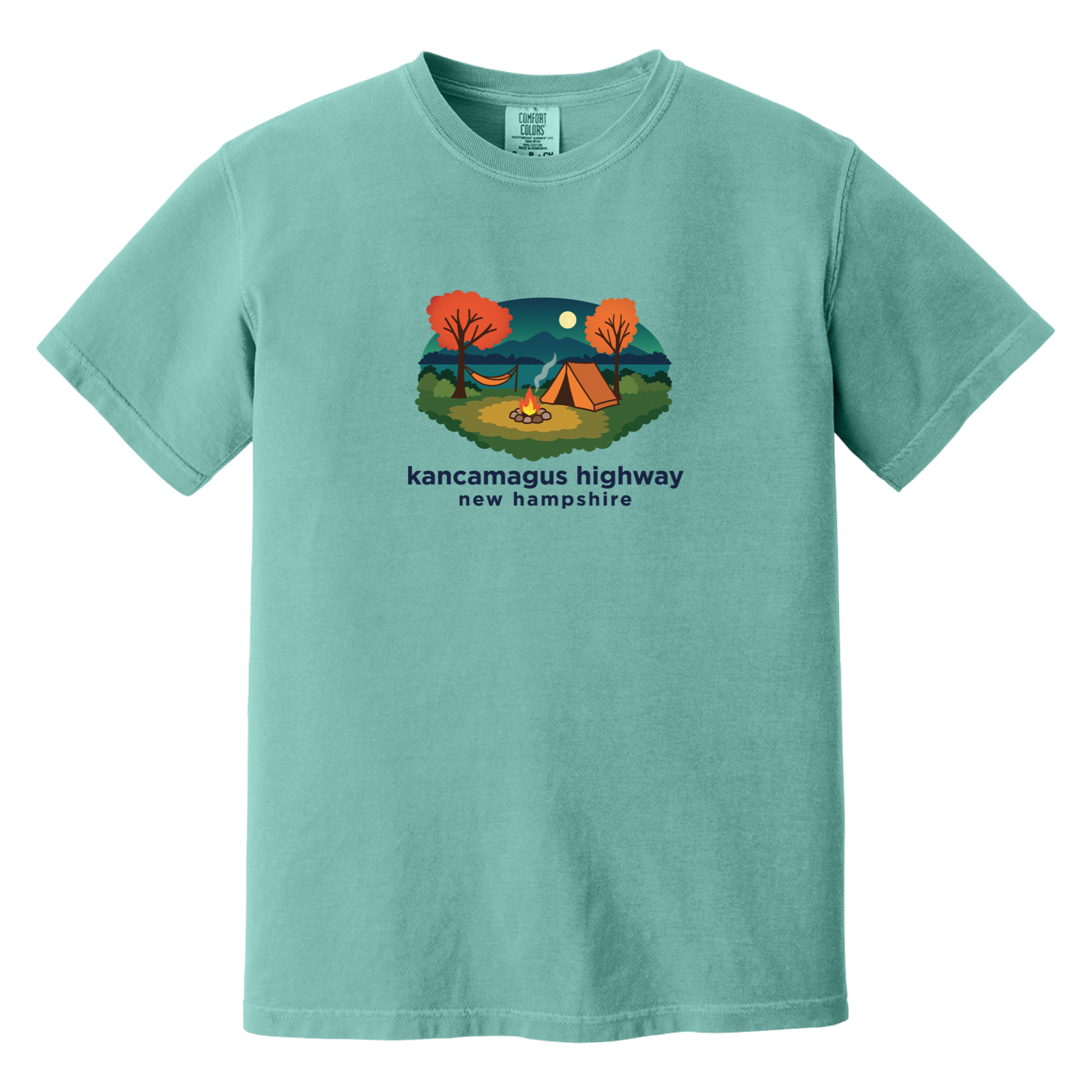 Kancamagus Highway Campfire Comfort Colors T-Shirt