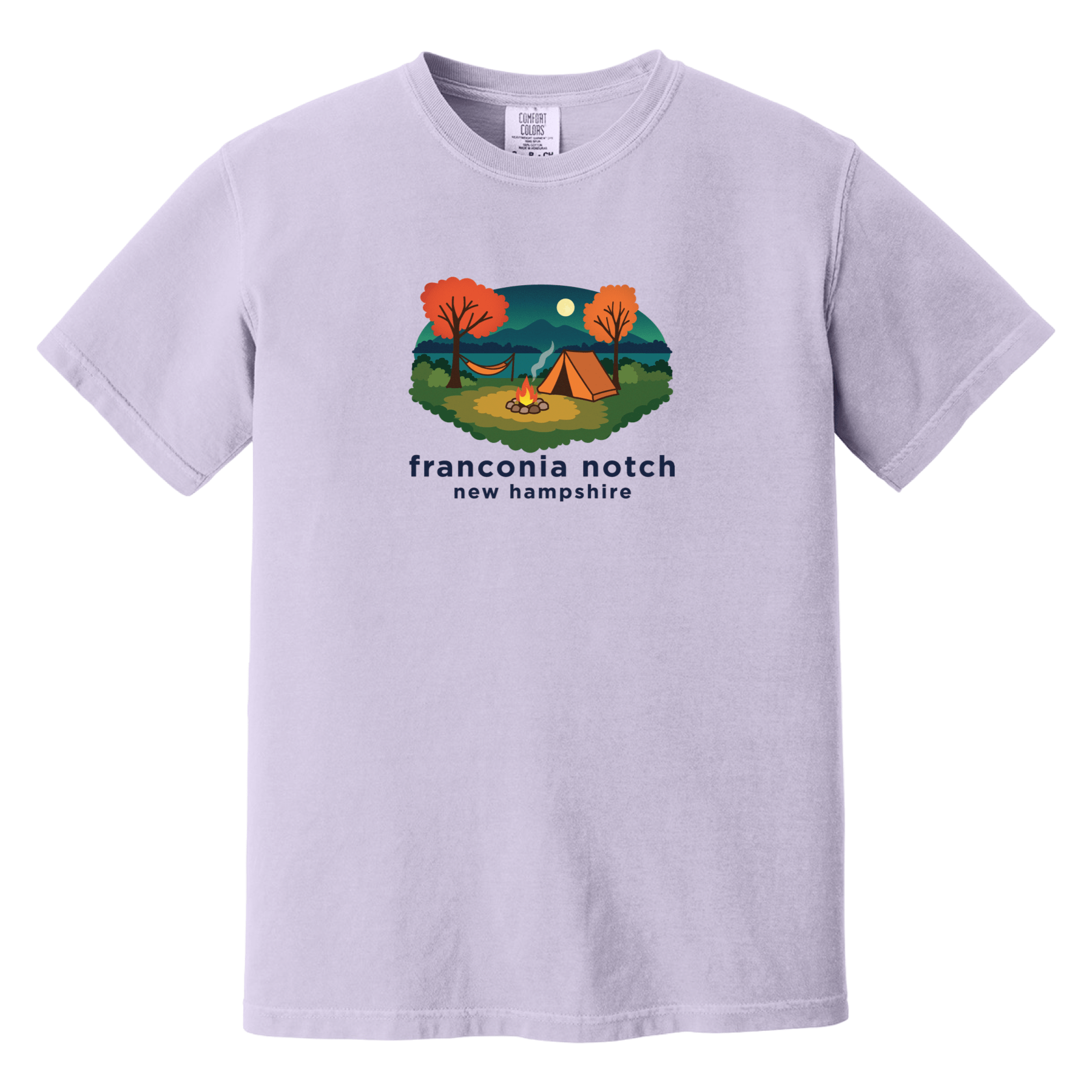 Cape Cod Clothing Company Franconia Notch Campfire Comfort Colors T-Shirt
