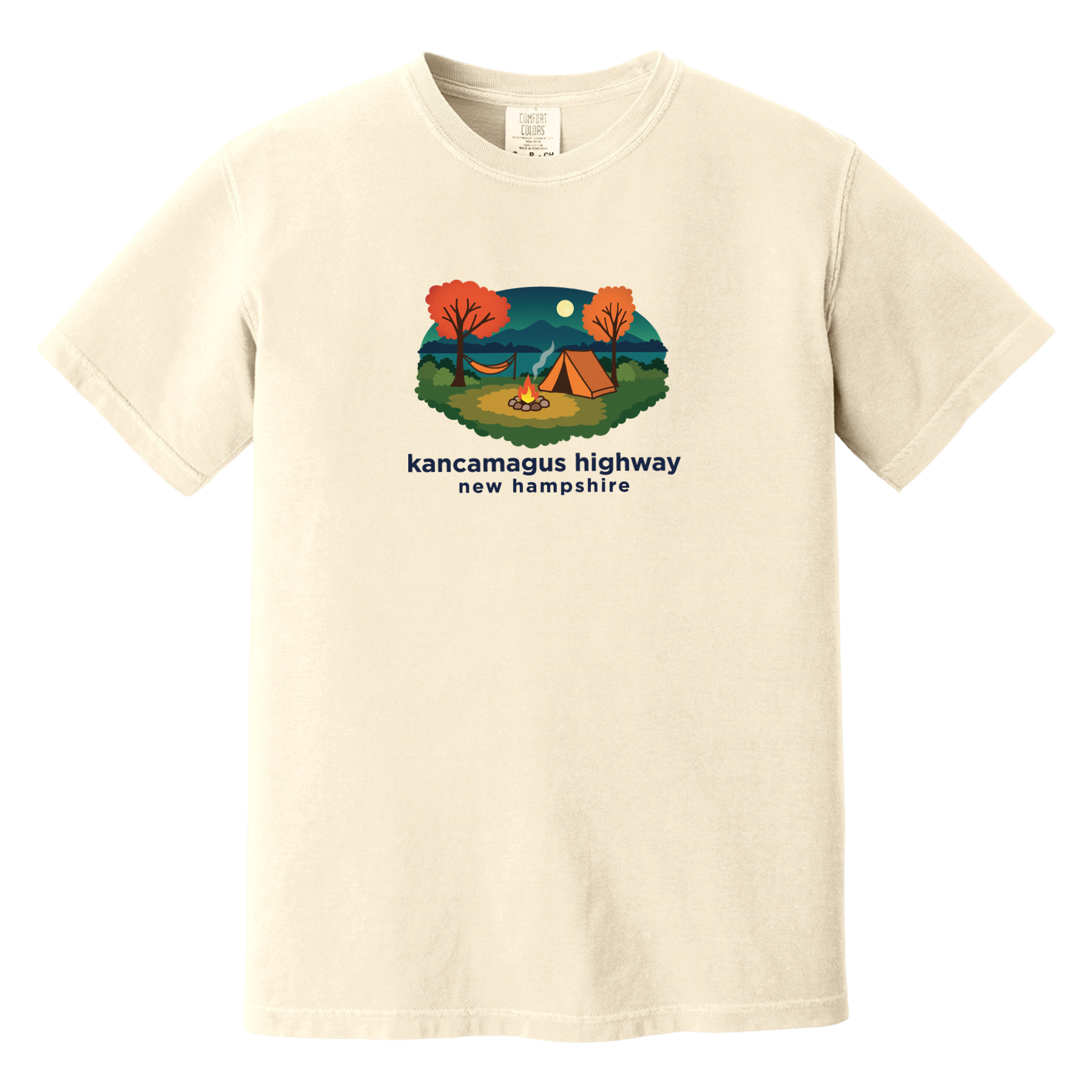 Kancamagus Highway Campfire Comfort Colors T-Shirt