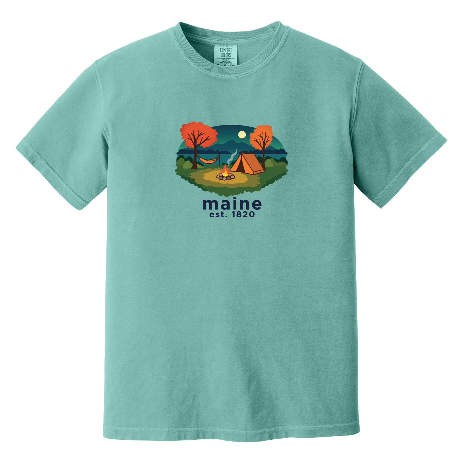 Cape Cod Clothing Company Maine Campfire Comfort Colors T-Shirt