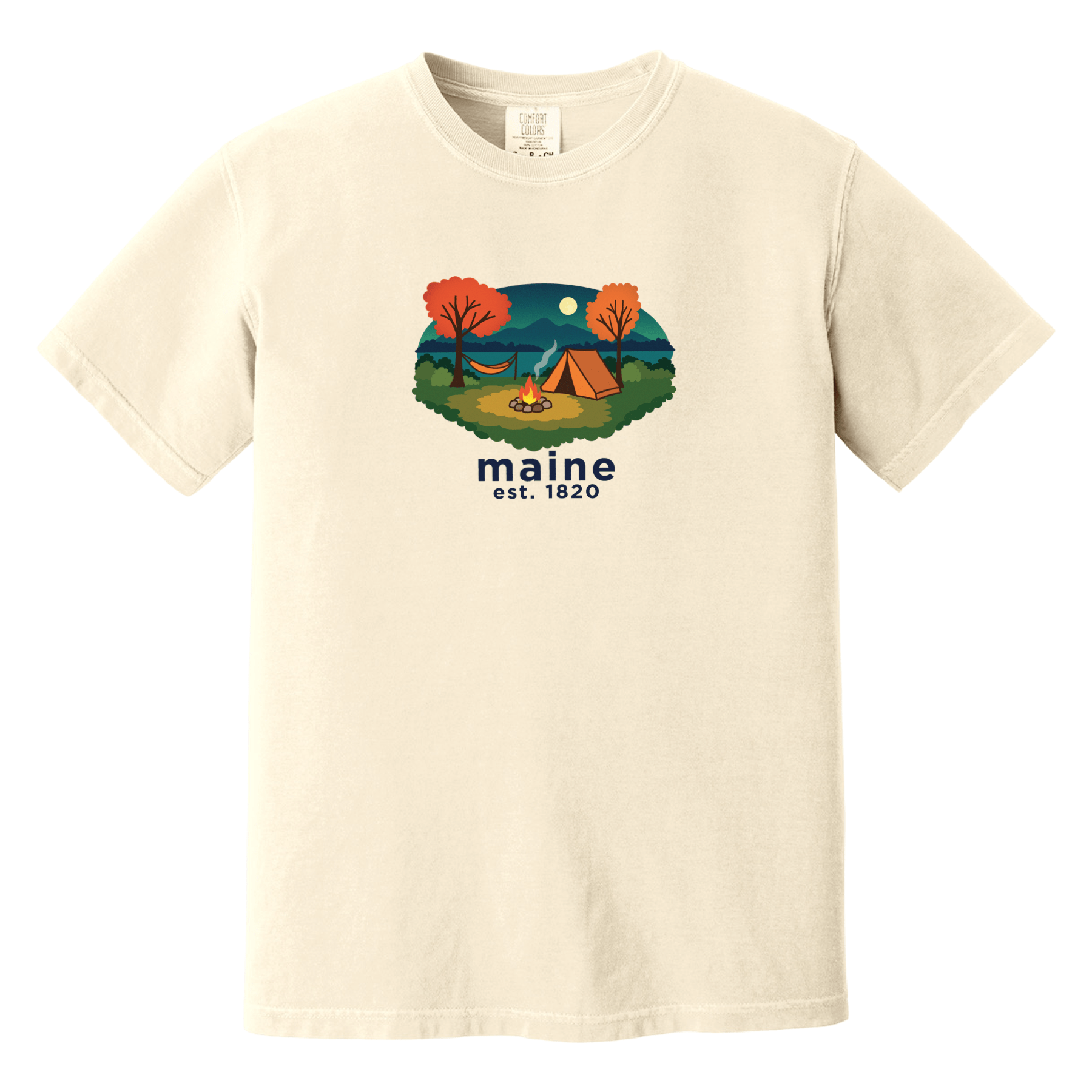 Cape Cod Clothing Company Maine Campfire Comfort Colors T-Shirt