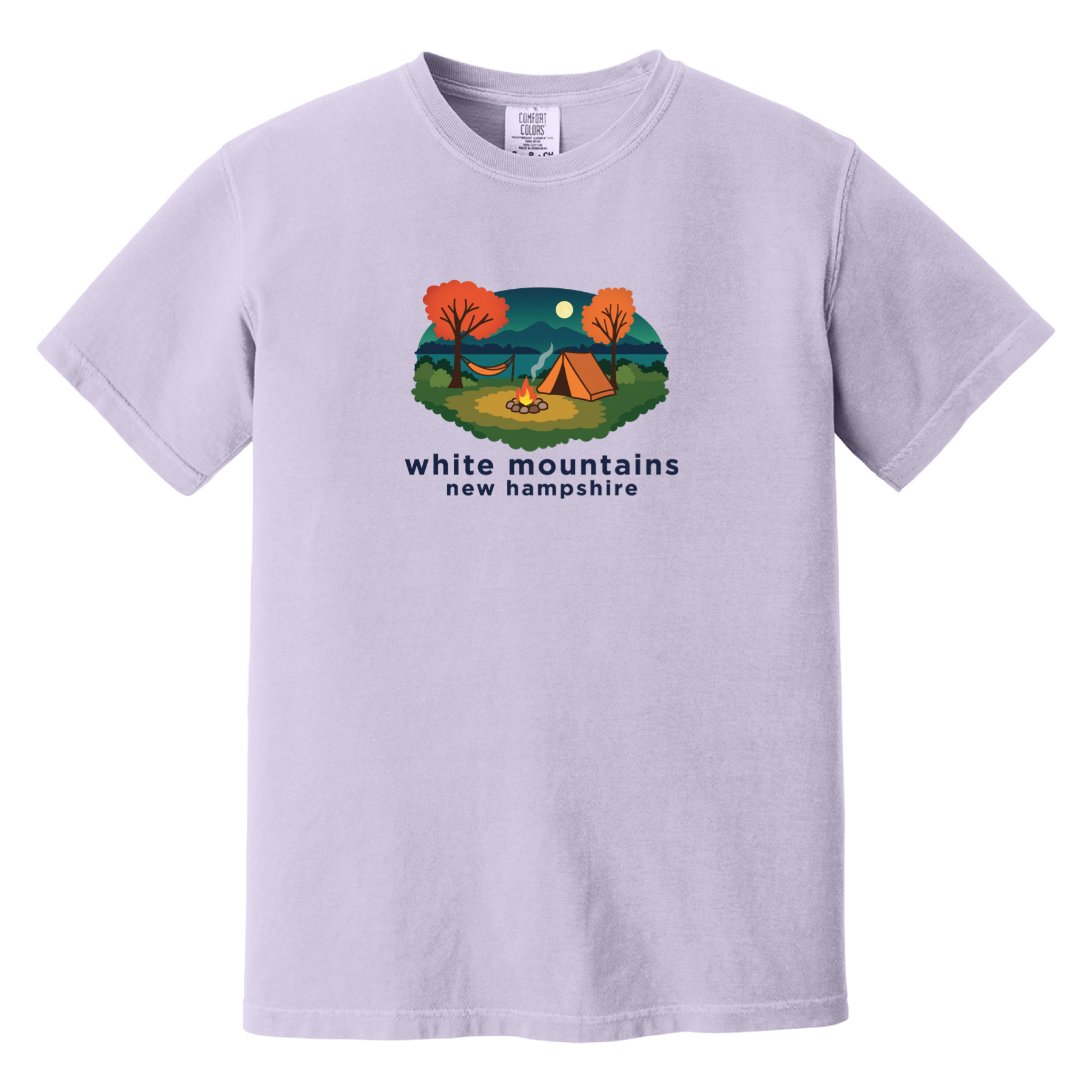 Cape Cod Clothing Company White Mountains Campfire Comfort Colors T-Shirt