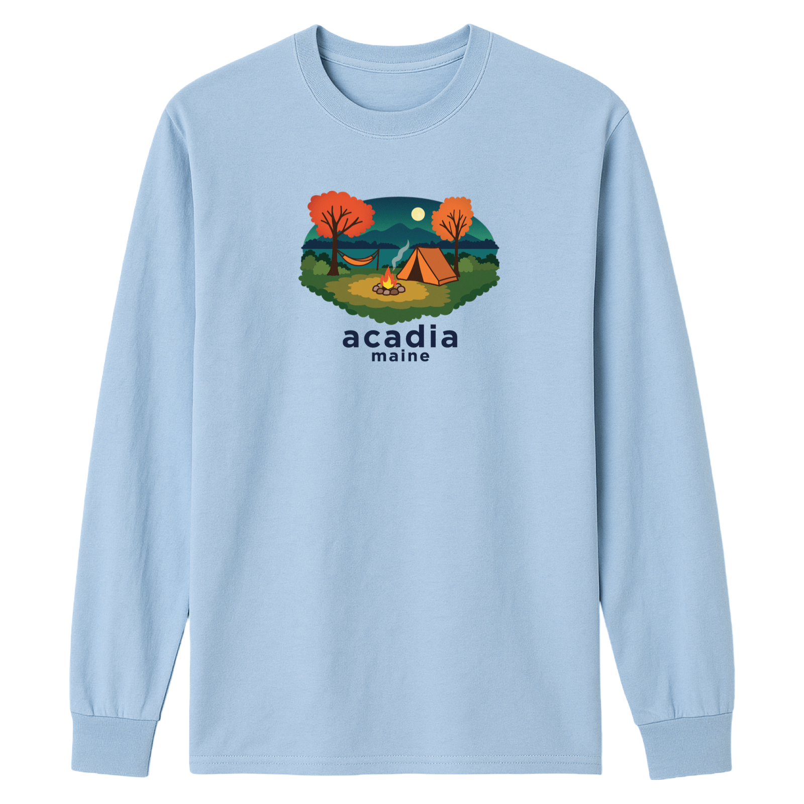 Cape Cod Clothing Company Acadia Campfire Essential Long Sleeve Tee