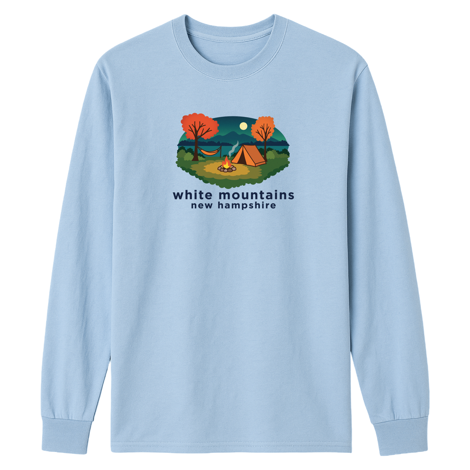 Cape Cod Clothing Company White Mountains Campfire Essential Long Sleeve Tee