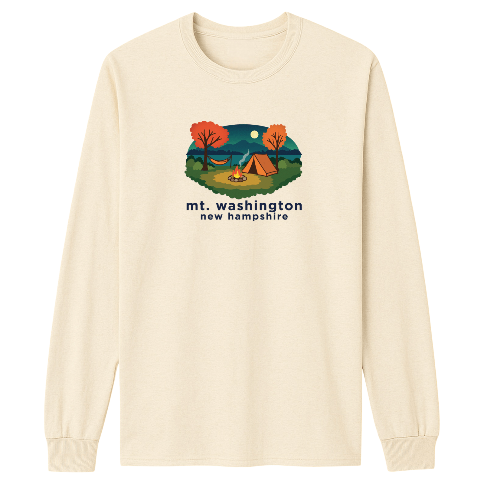 Cape Cod Clothing Company Mt. Washington Campfire Essential Long Sleeve Tee