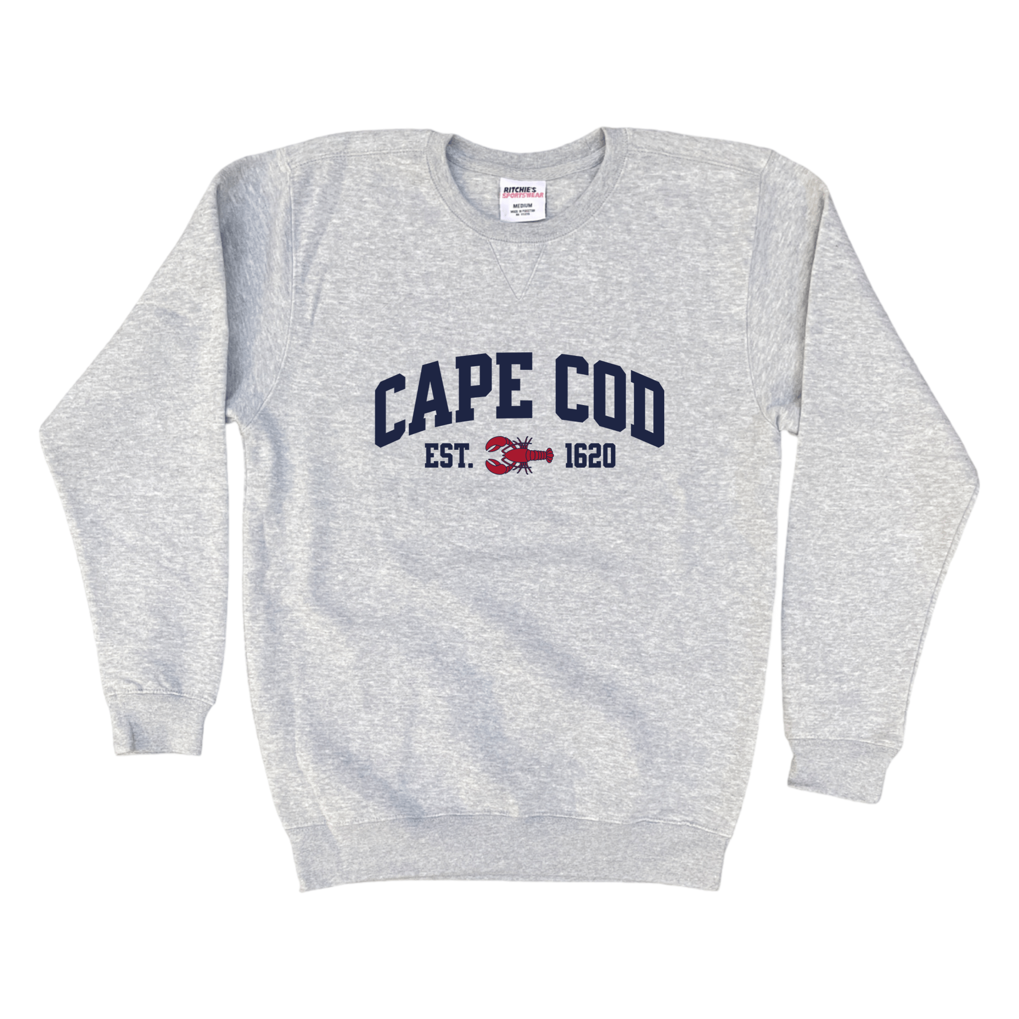 Cape Cod Clothing Company Cape Cod Lobster Fleece Crewneck Sweatshirt