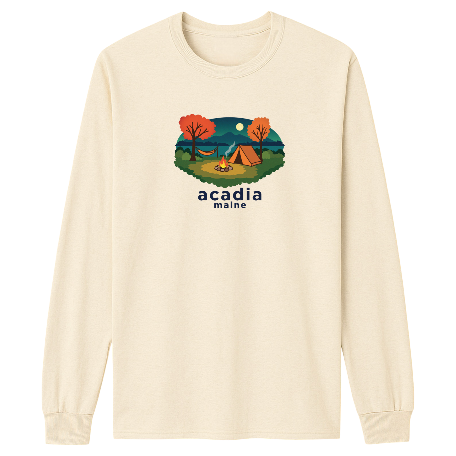Acadia Campfire Essential Long Sleeve Tee