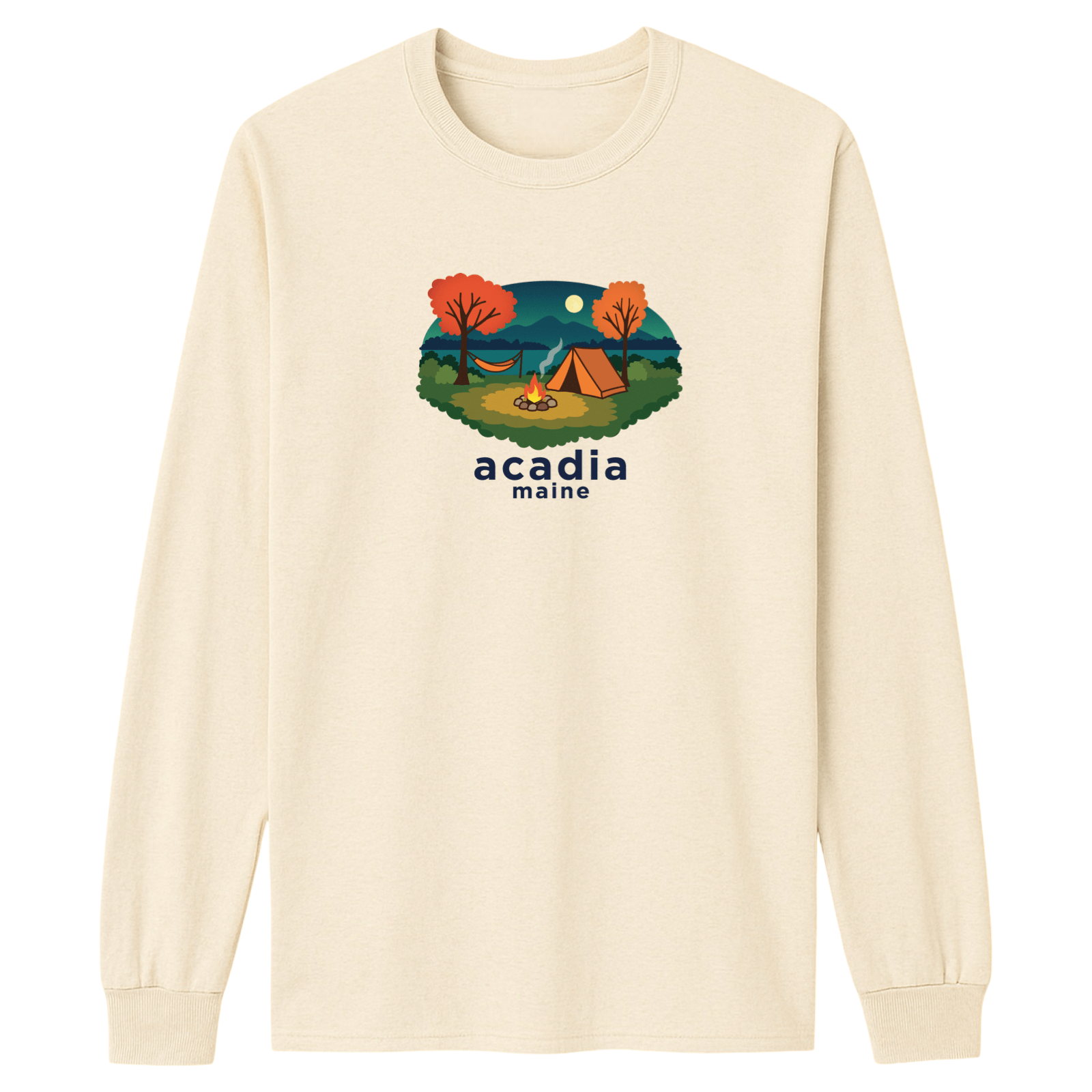 Cape Cod Clothing Company Acadia Campfire Essential Long Sleeve Tee