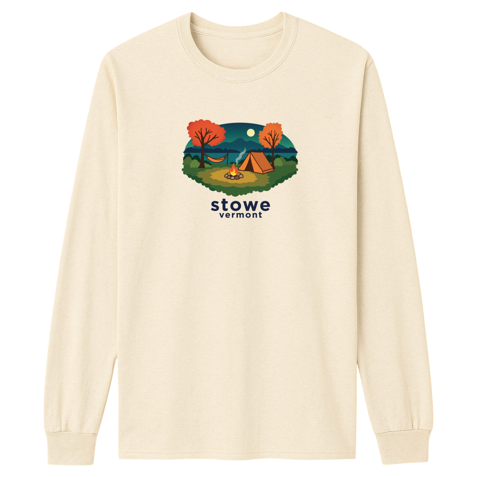 Stowe Campfire Essential Long Sleeve Tee