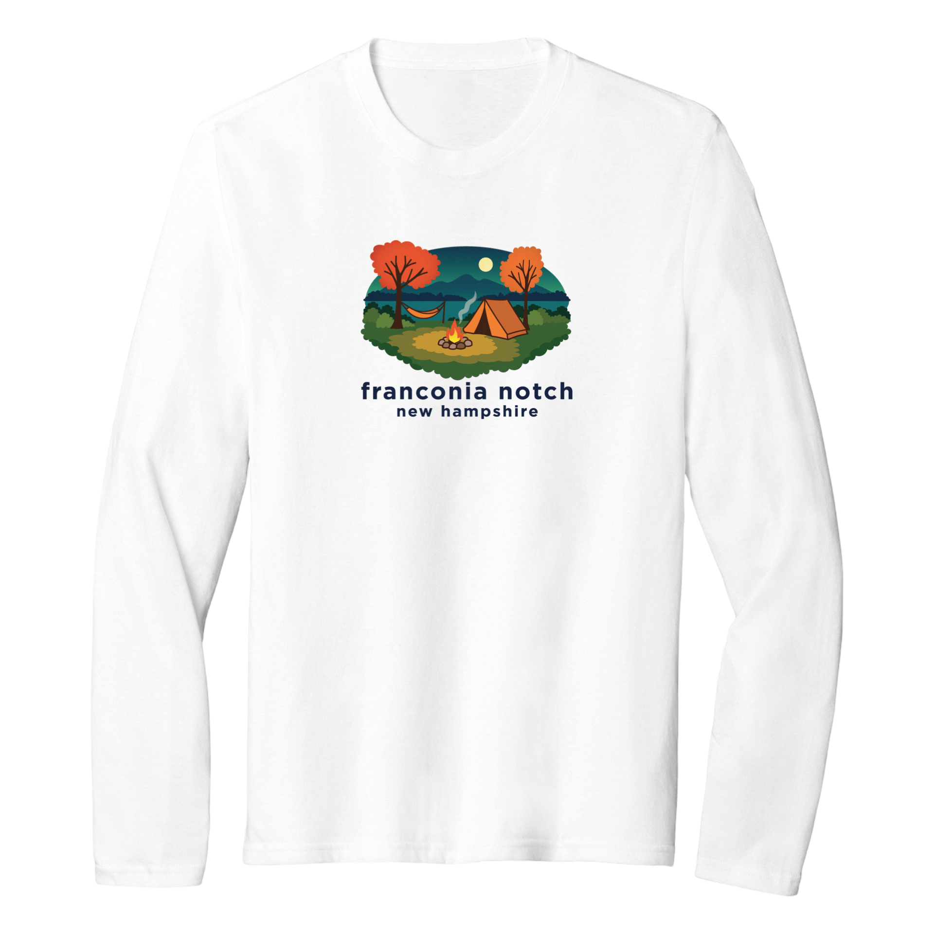 Cape Cod Clothing Company Franconia Notch Campfire Essential Long Sleeve Tee