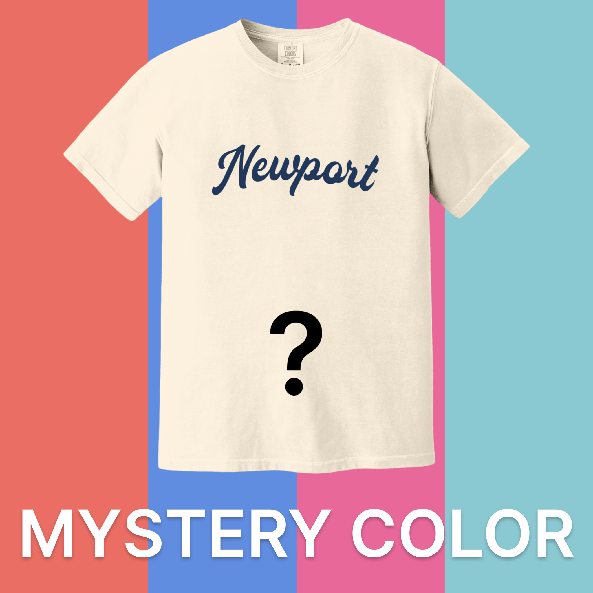 Cape Cod Clothing Company Newport Fancy Comfort Colors T-Shirt - Mystery Color