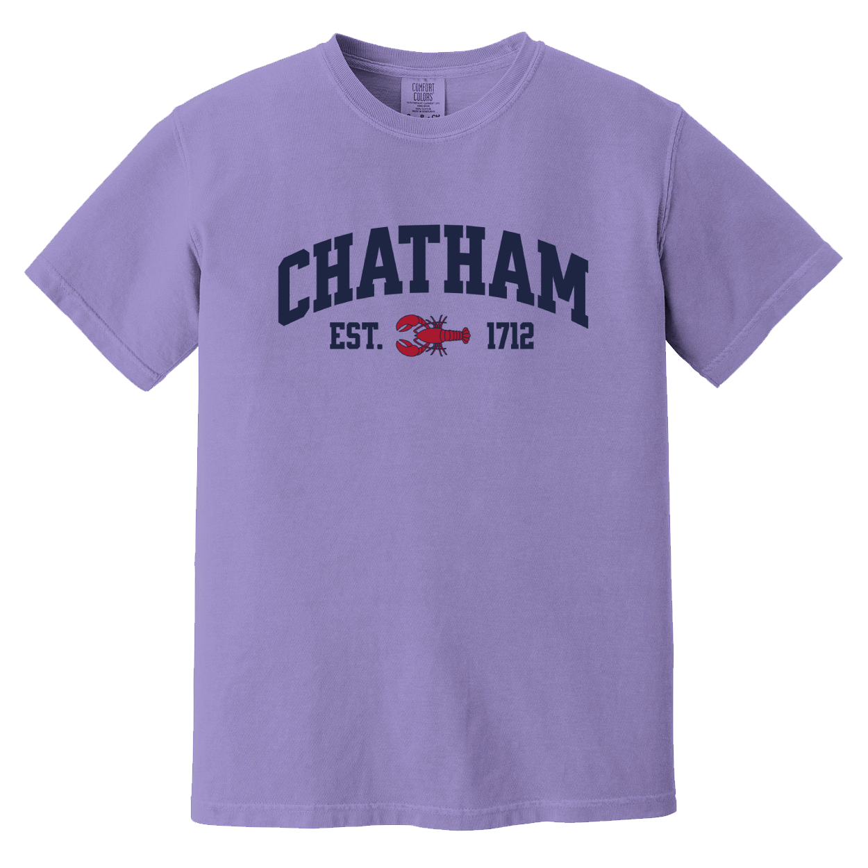 Chatham Lobster Comfort Colors T-Shirt - Violet