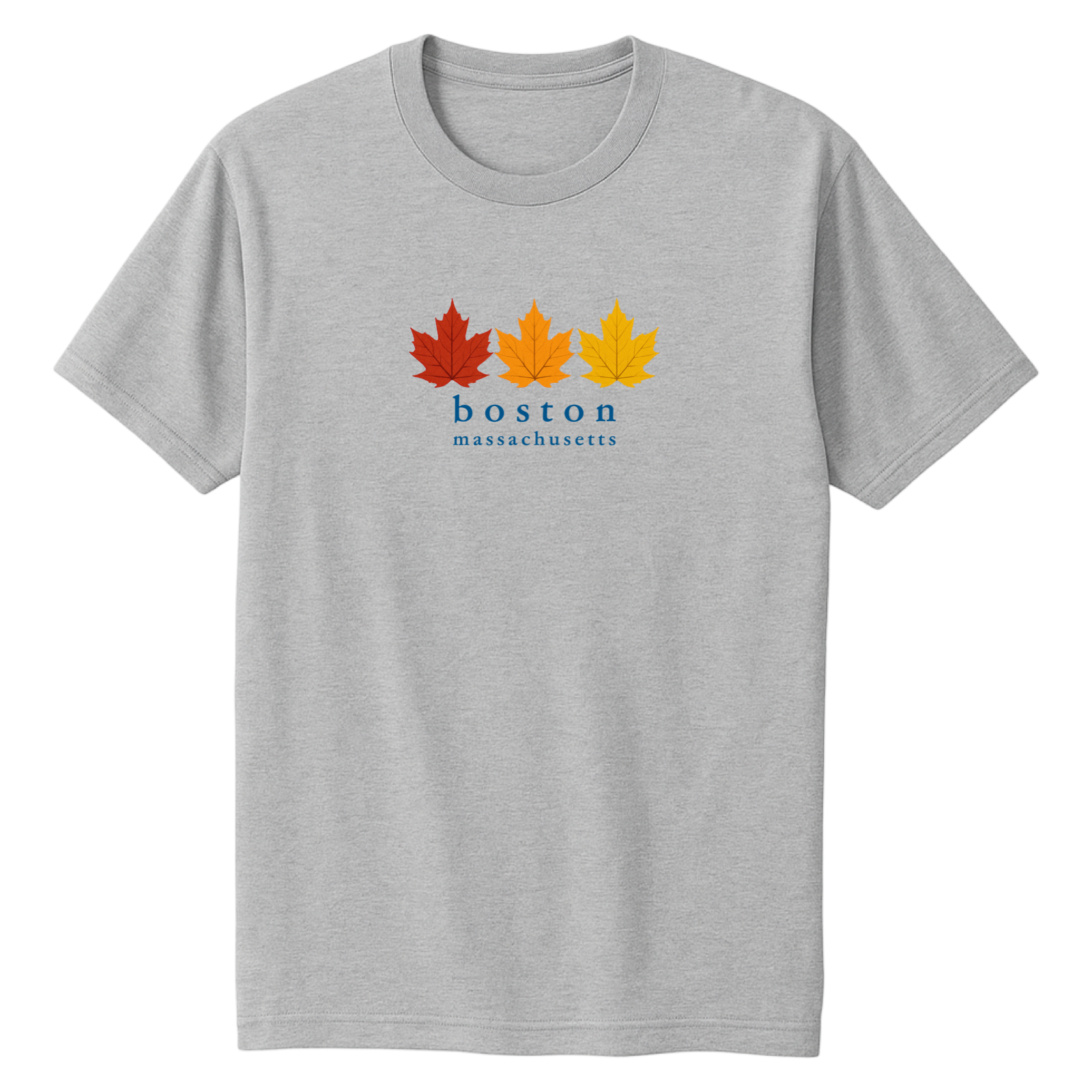 Boston Fall Foliage Soft Cotton T-Shirt