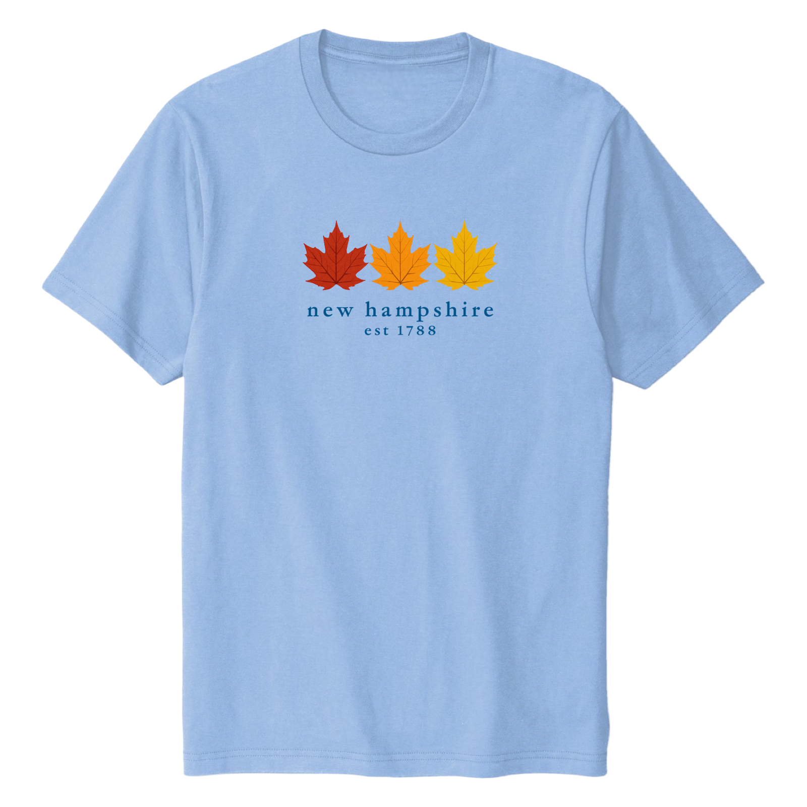 New Hampshire Fall Foliage Soft Cotton T-Shirt