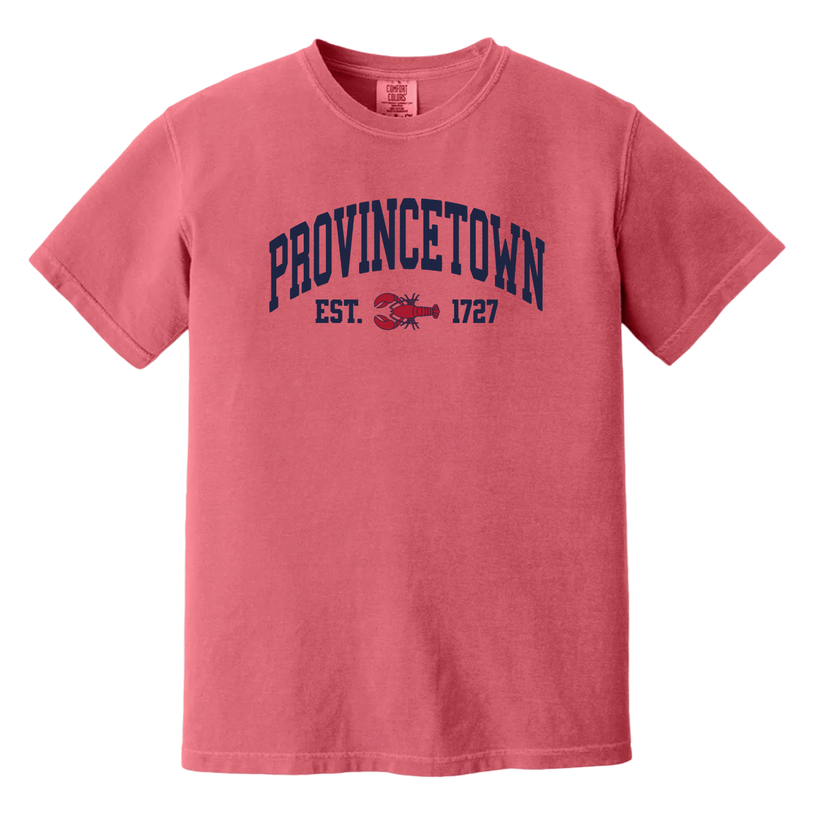 Cape Cod Clothing Company Provincetown Lobster Comfort Colors T-Shirt - Watermelon
