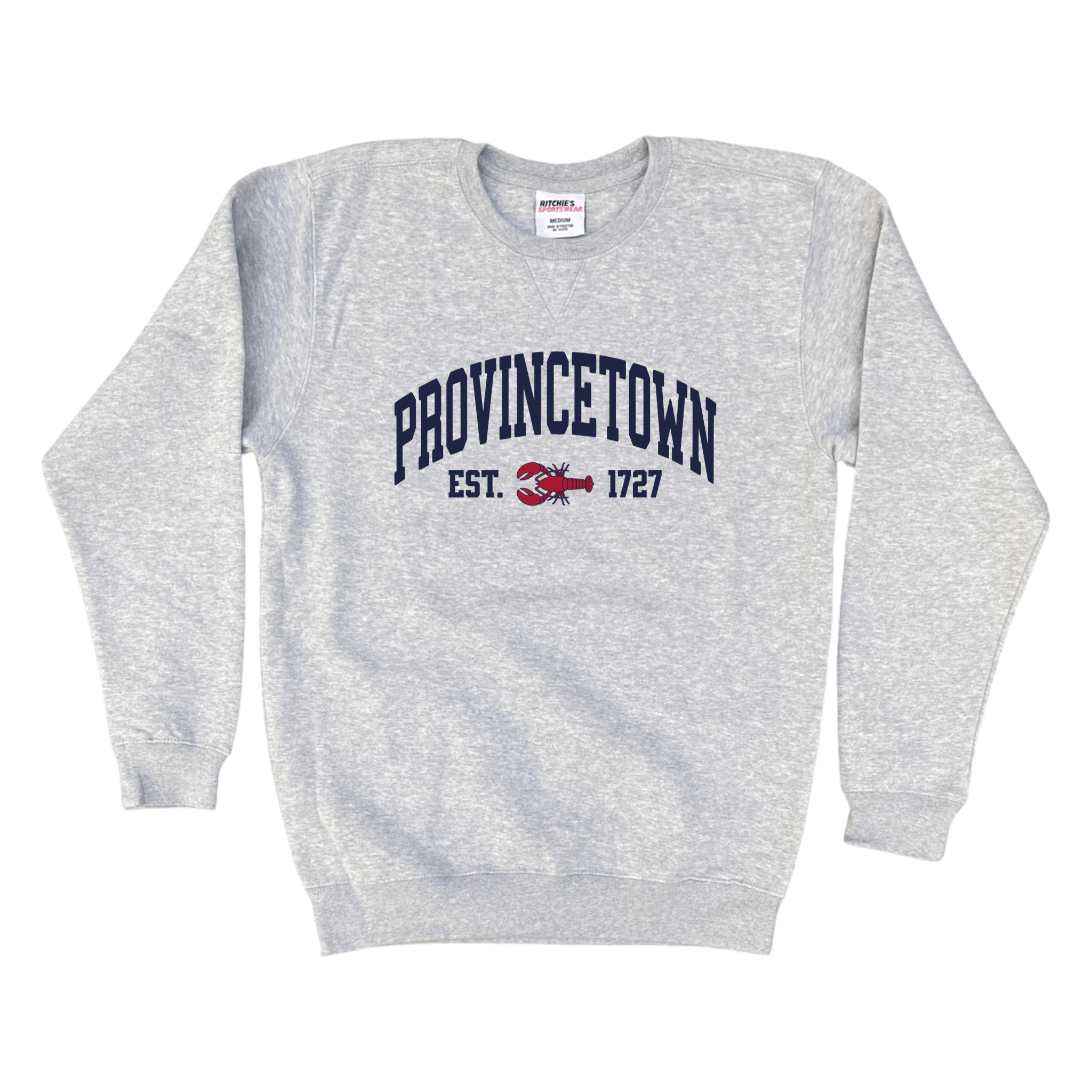 Cape Cod Clothing Company Provincetown Lobster Fleece Crewneck Sweatshirt
